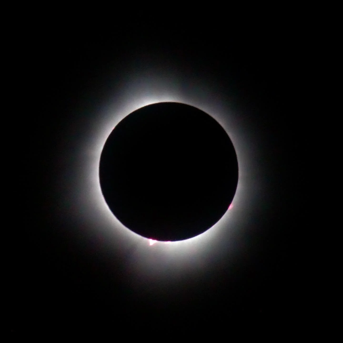 What an incredible phenomenon to witness from home ☀️🌑 #eclipse2024 #eclipse2024ohio #mansfieldohio #totaleclipse