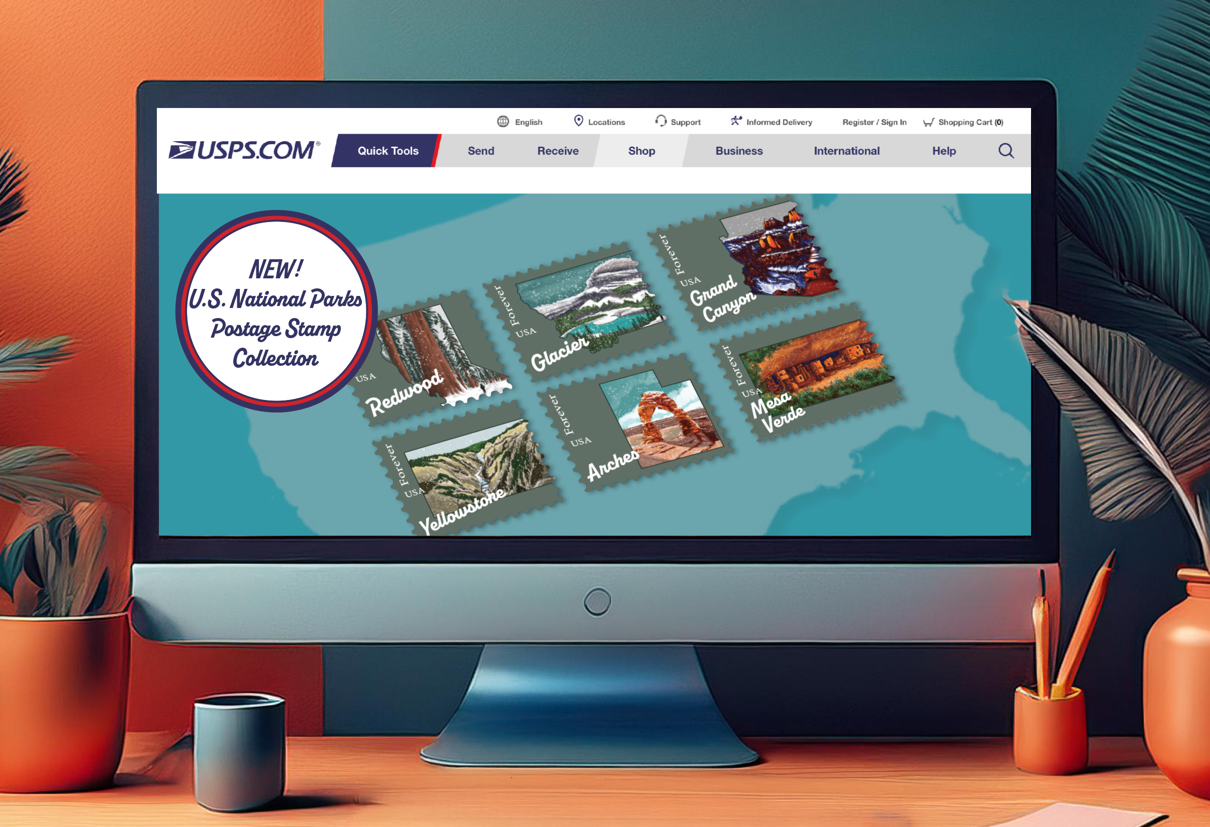 National Park Stamps