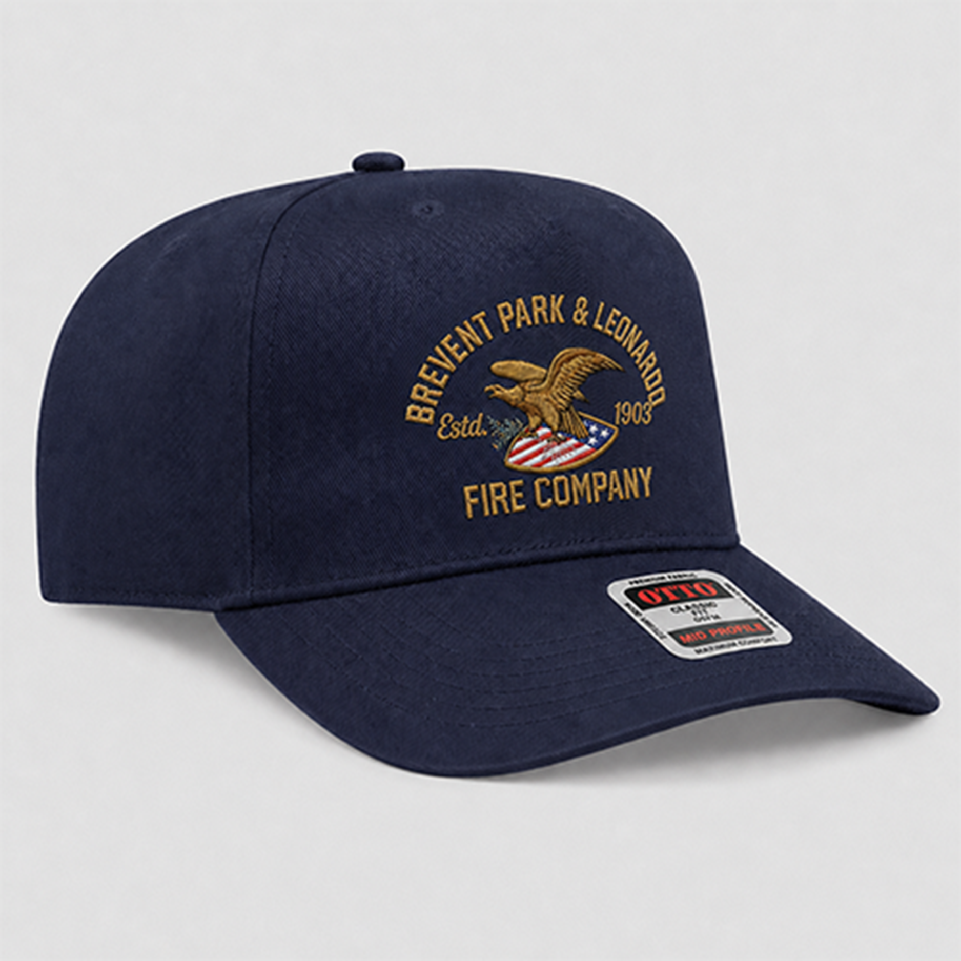 Brevent Hat Navy Gold Eagle Logo@3x.png