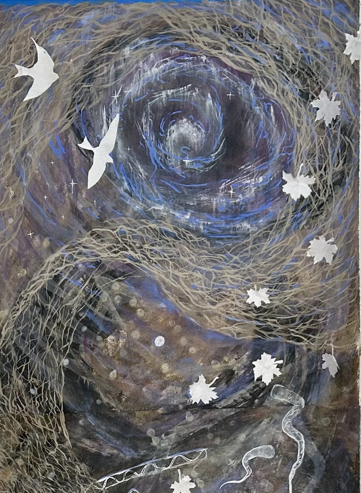 Ellen H Ray
Detail/ "Pond Scum, Saturn, & Other Realities"