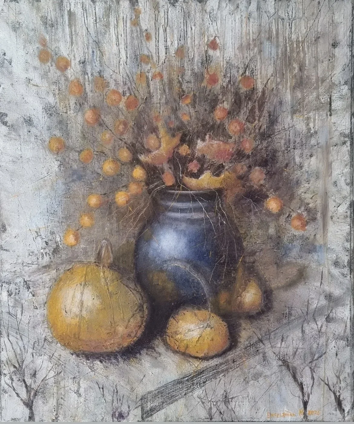 Autumn Elegance Still Life Painting