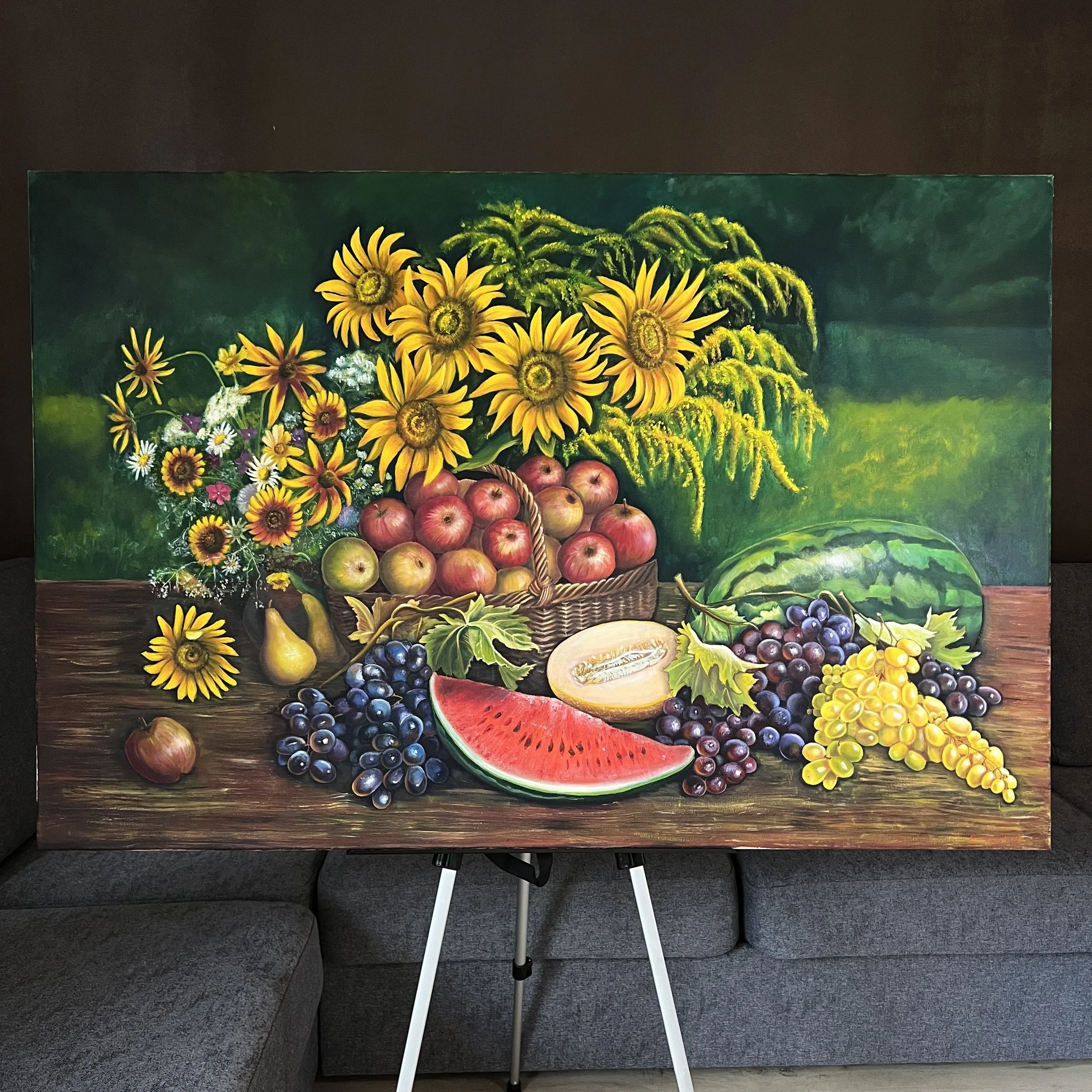 Abundant August, Oil Painting