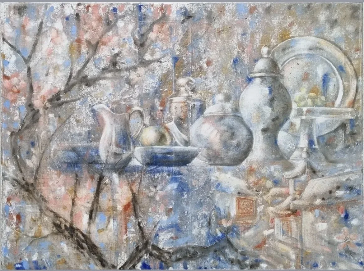 Ethereal Harmony Abstract Canvas Painting