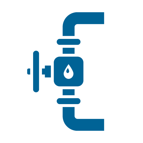Smart Water Shut-Off Valve Icon