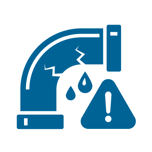 Gas Line Leak Detection Icon