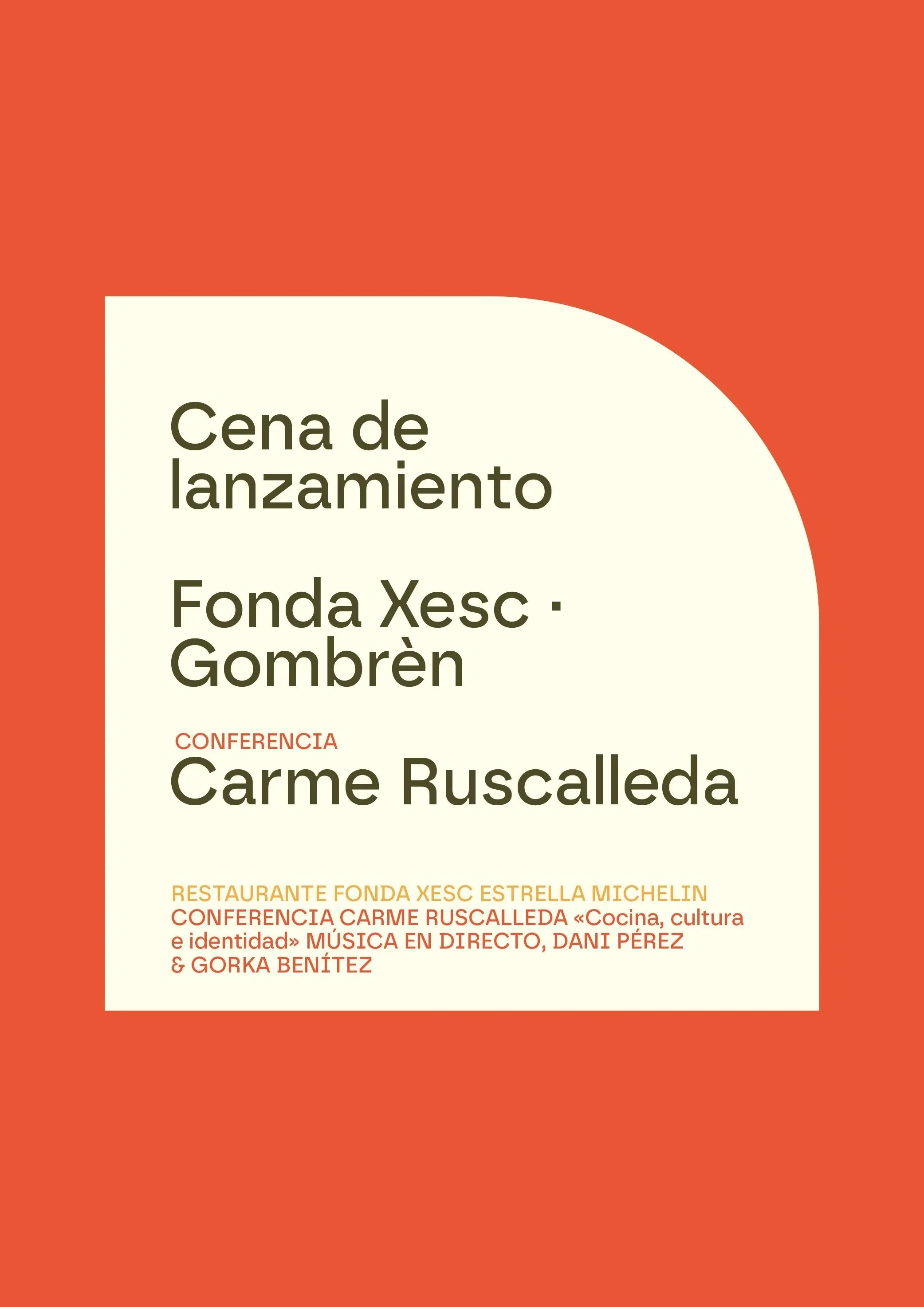 11.04.26 - Cena / Conferència / Música / Habitación y desayuno para 2 personas