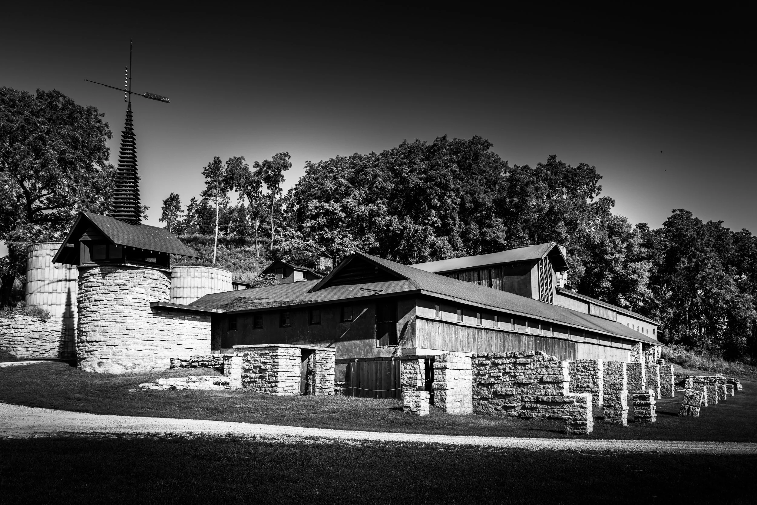 Midway Barn at Taliesin, Spring Green Wisconsin, Frank Lloyd Wright
