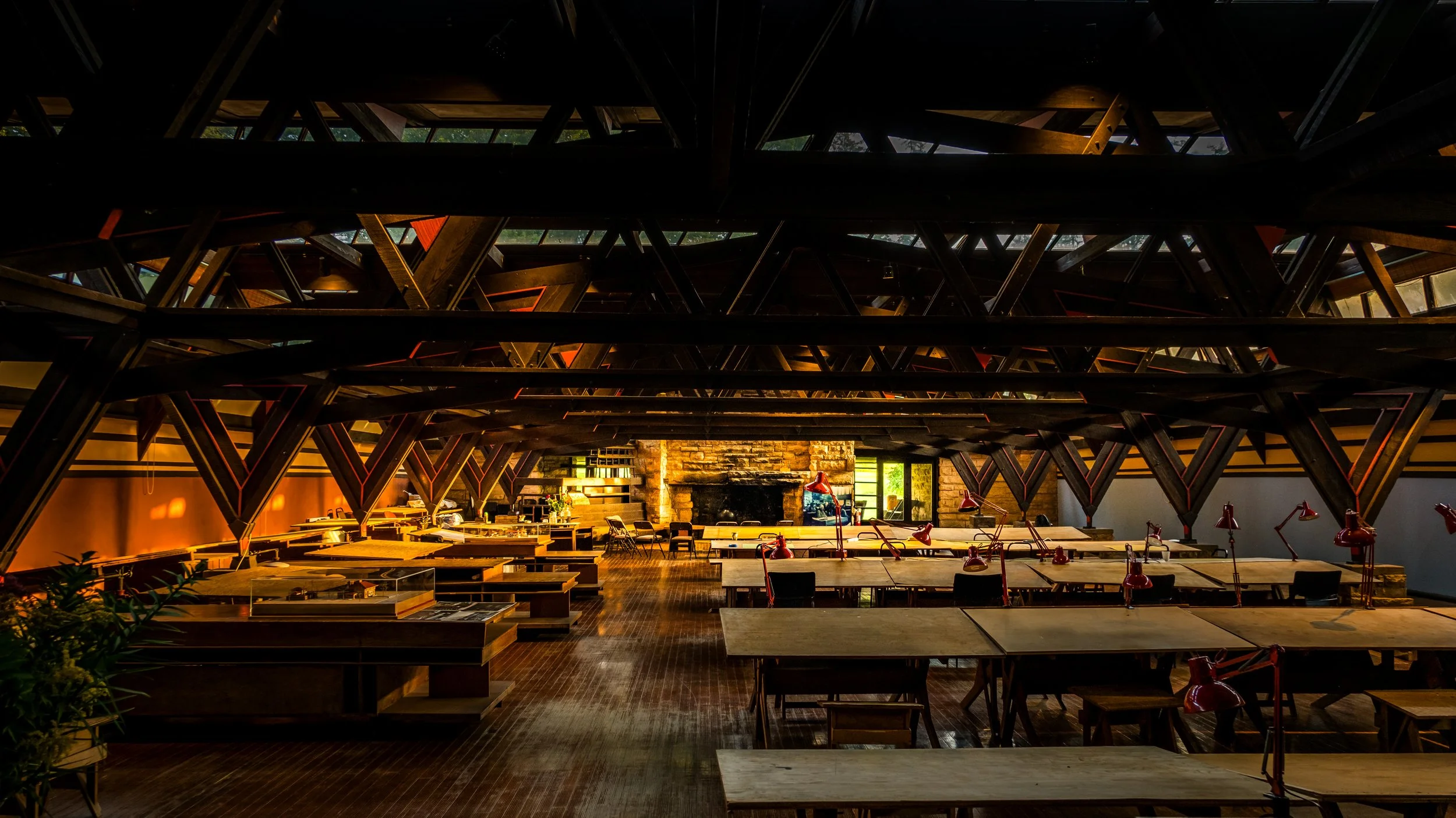 Hillside Drafting Studio, Spring Green Wisconsin, Frank Lloyd Wright