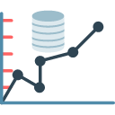 Graph with a trendline going up and down