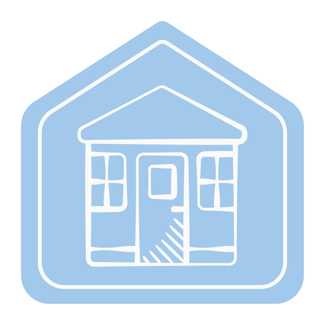 house shapes icon with home image