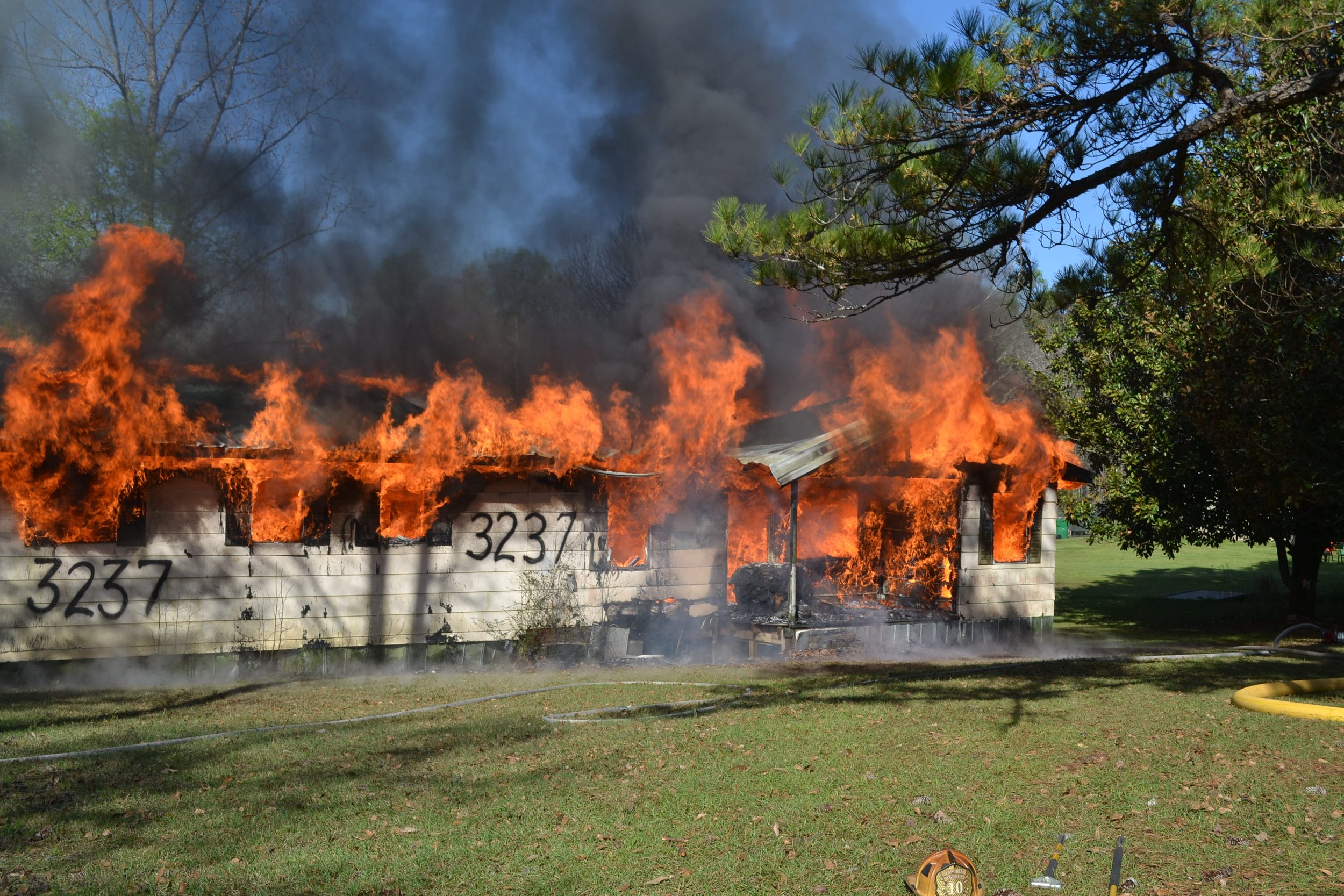 House used for Live fire Training