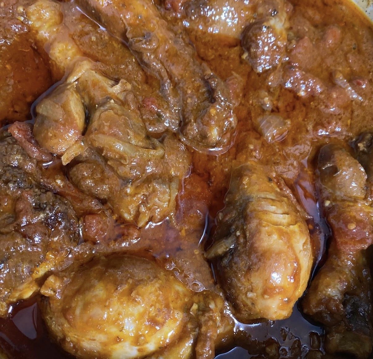 Chicken stew with Jasmine Rice