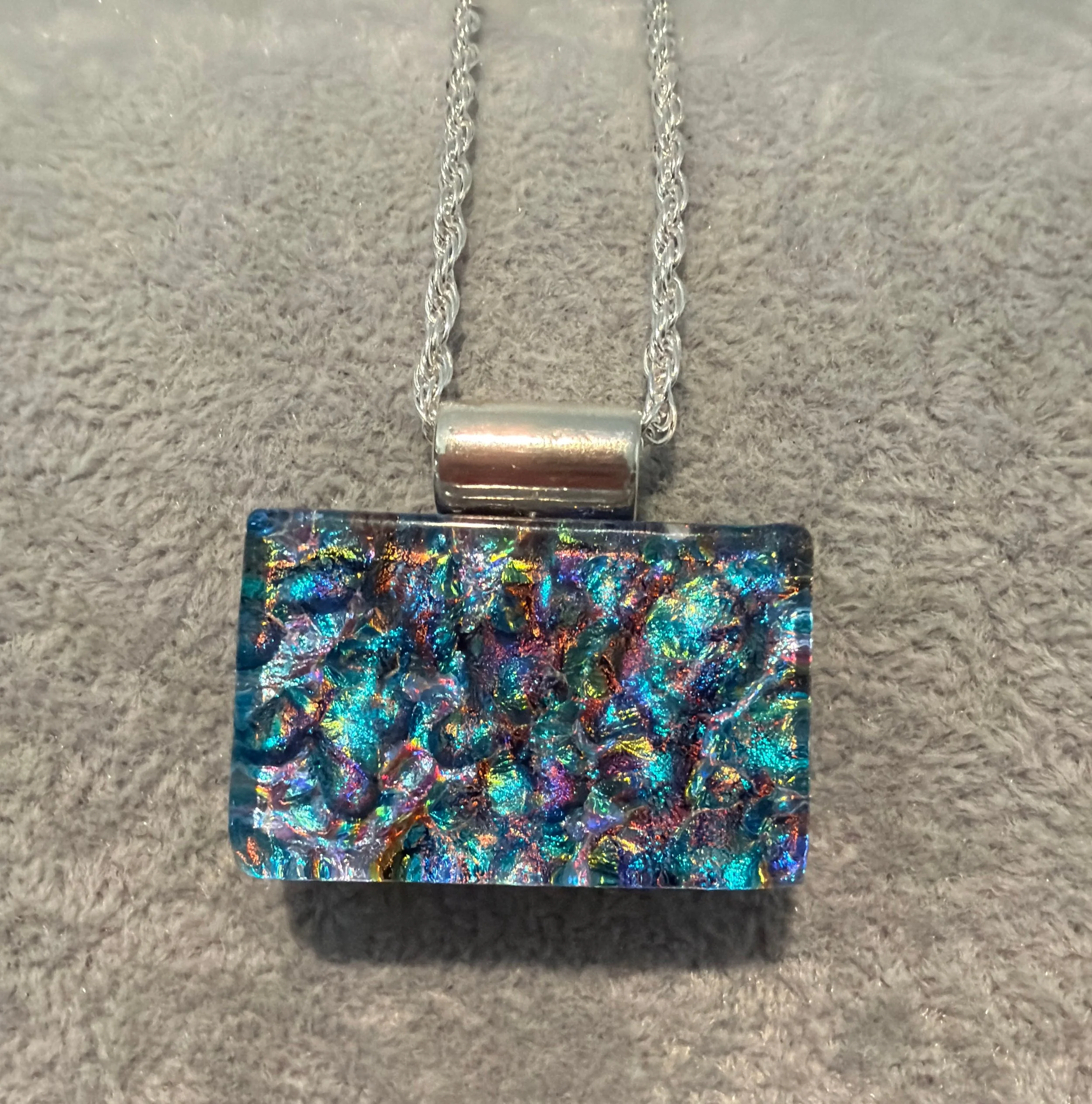 Blue/Multi Dichroic Pendant 03