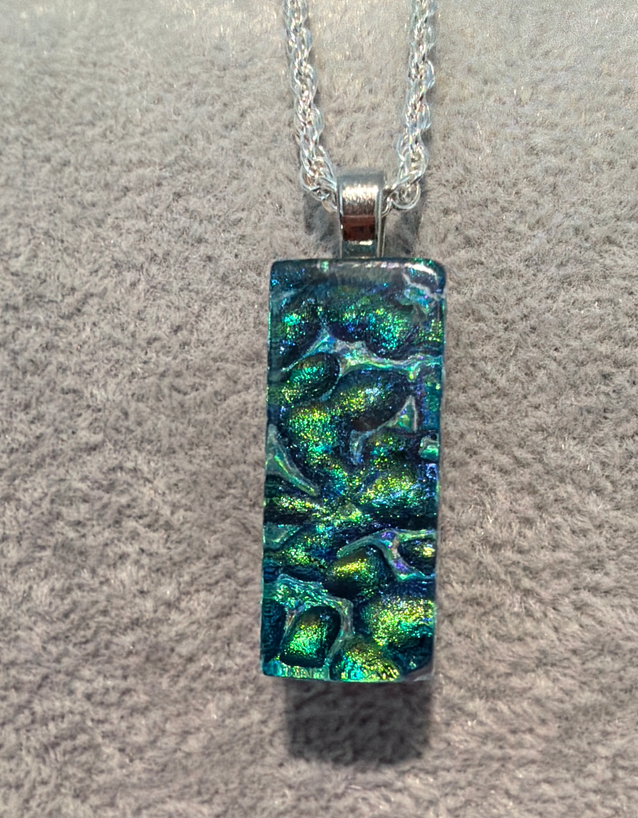 Blue/Green Dichroic Pendant 08