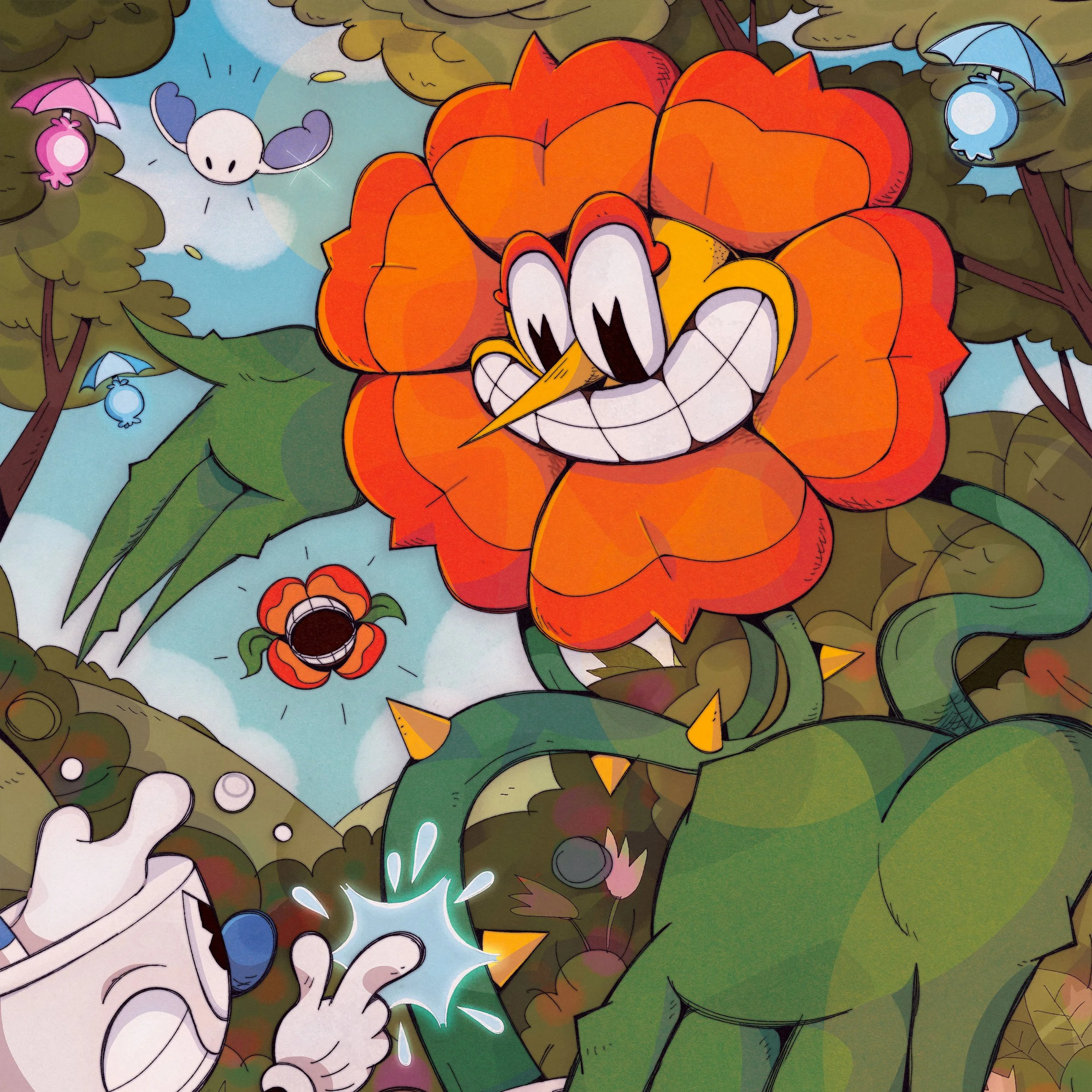 Cuphead in: Out of the Cards