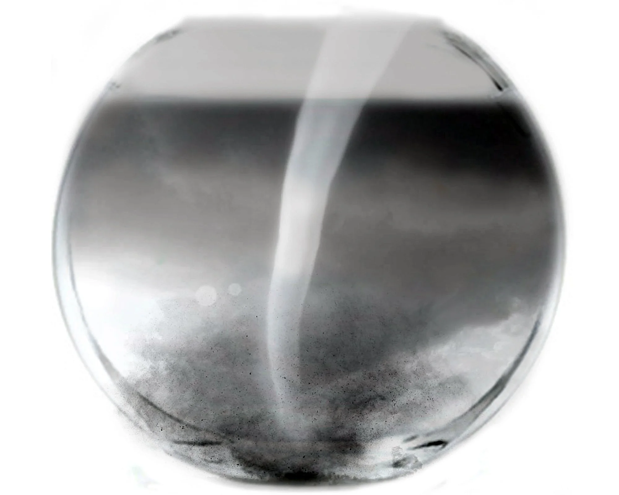 Ink, charcoal, pencil and vellum, 20” x 20” (50 x 50cm)