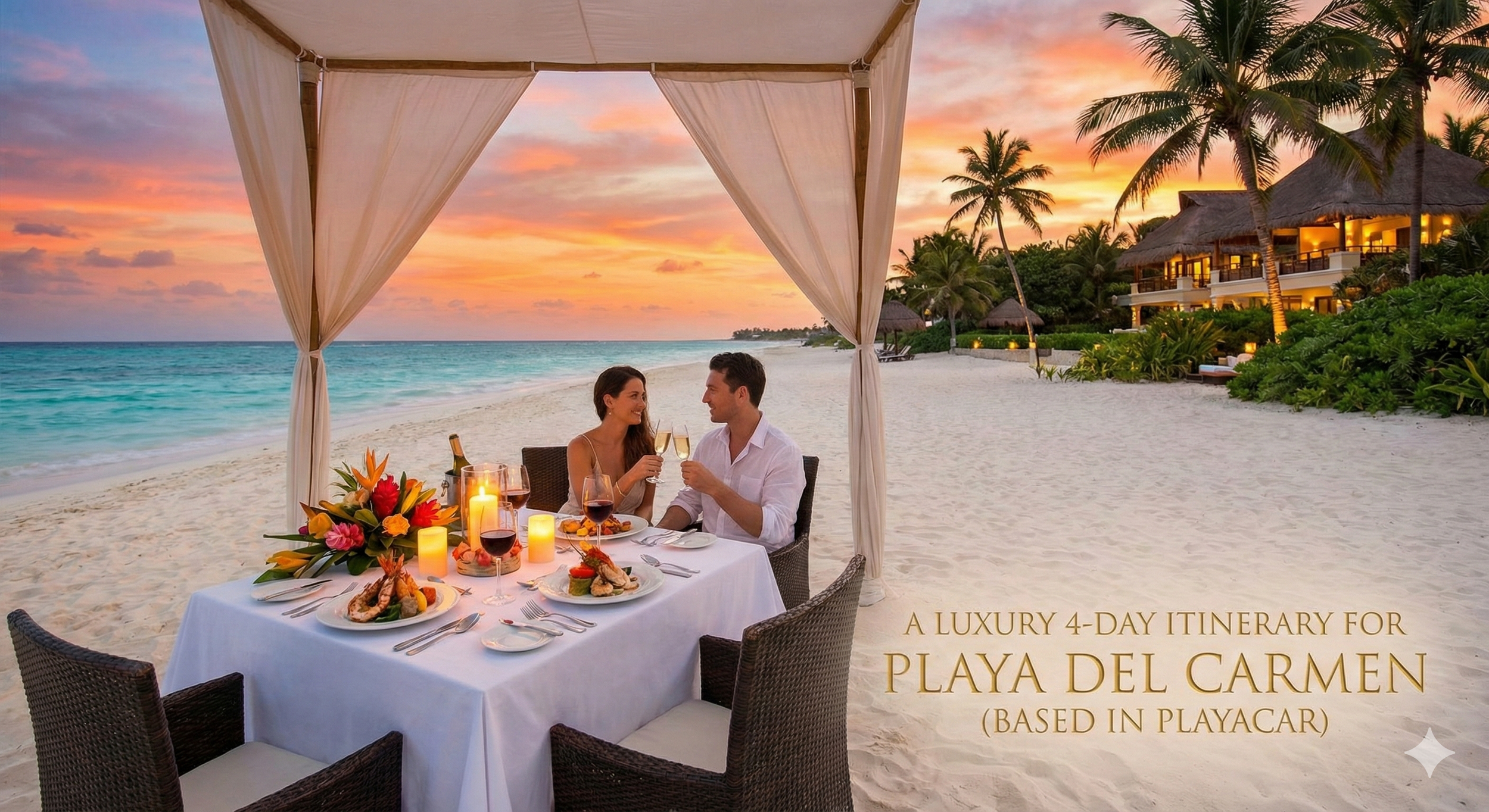 A Luxury 4-Day Itinerary for Playa del Carmen (Based in Playacar)