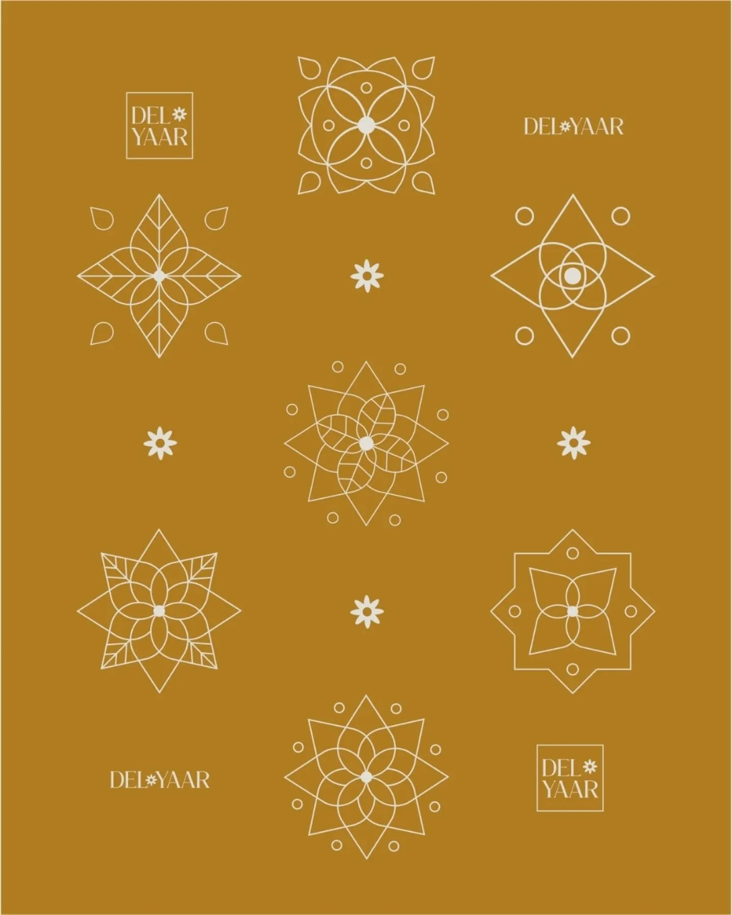 Over the last months of 2025, I had the honor of collaborating with Nikta on the evolution of @delyaar_wellness a brand deeply rooted in Persian healing traditions and distillation practices 💧

For her products labels, we built a visual system that 