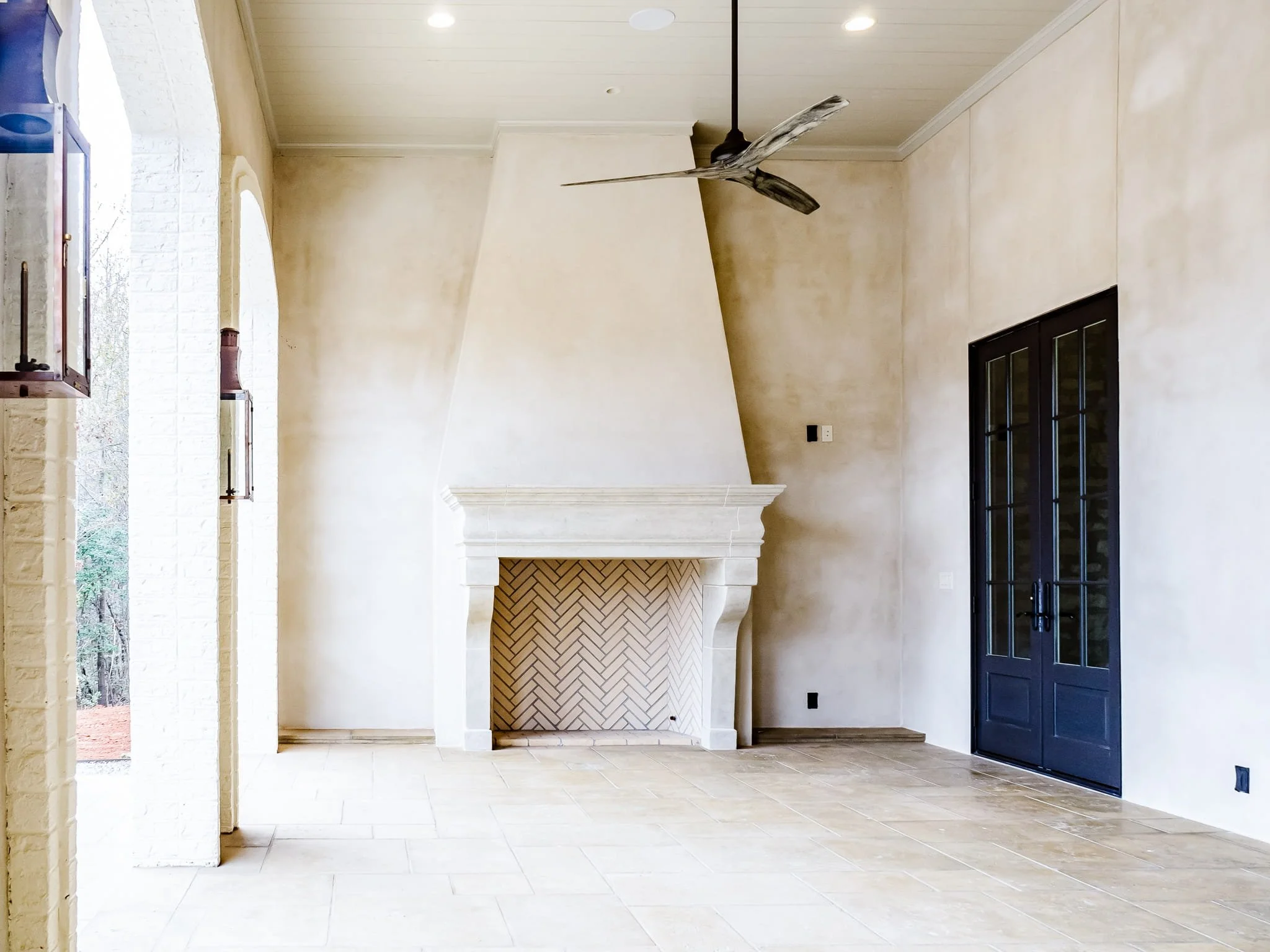 Outdoor fireplace inspiration