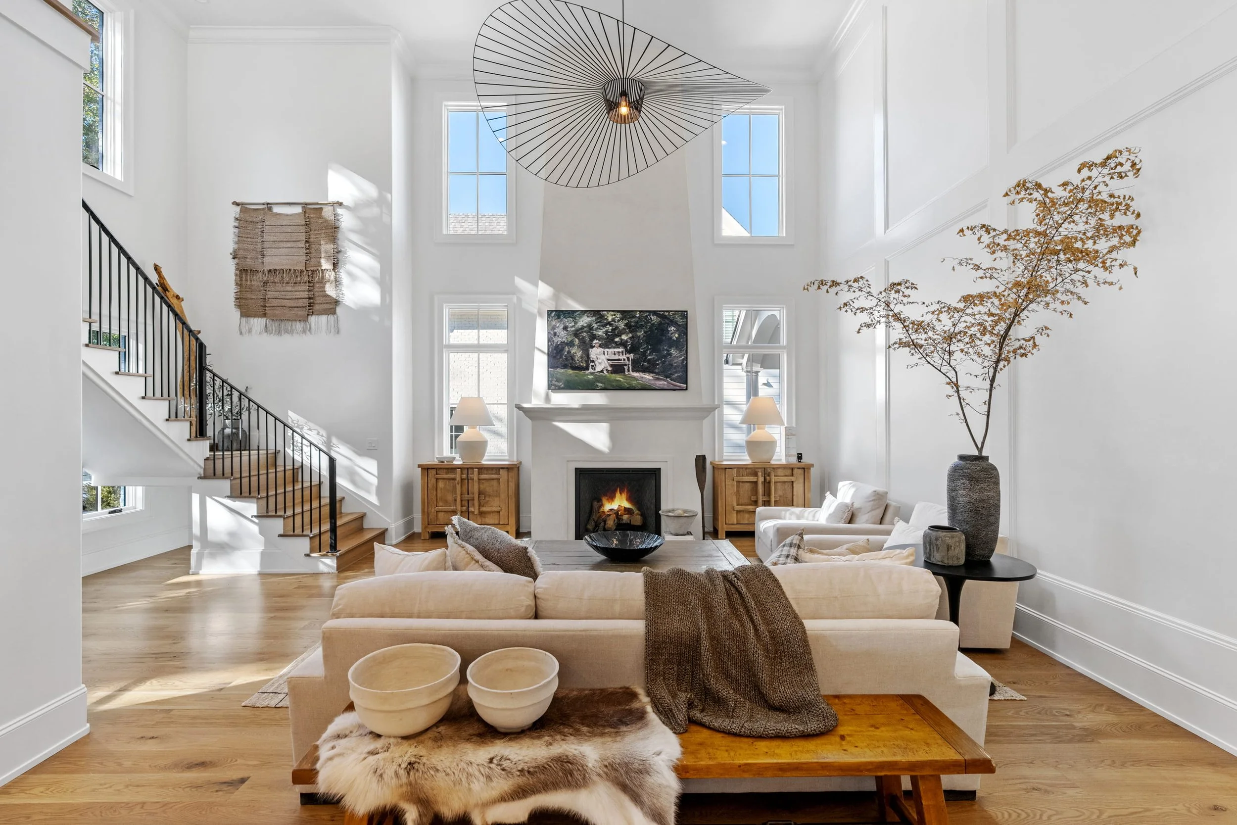 Open modern living room