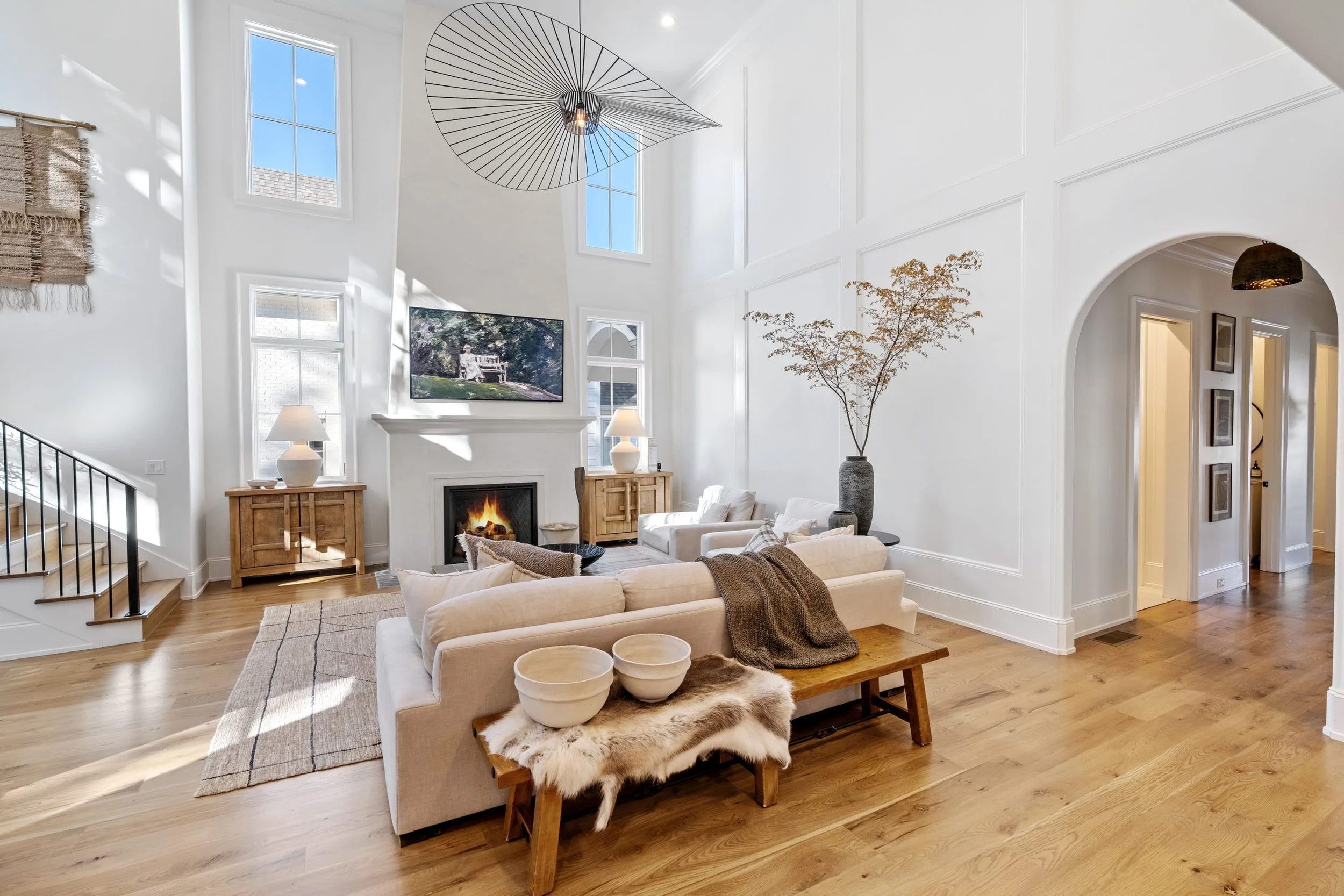 Open living room
