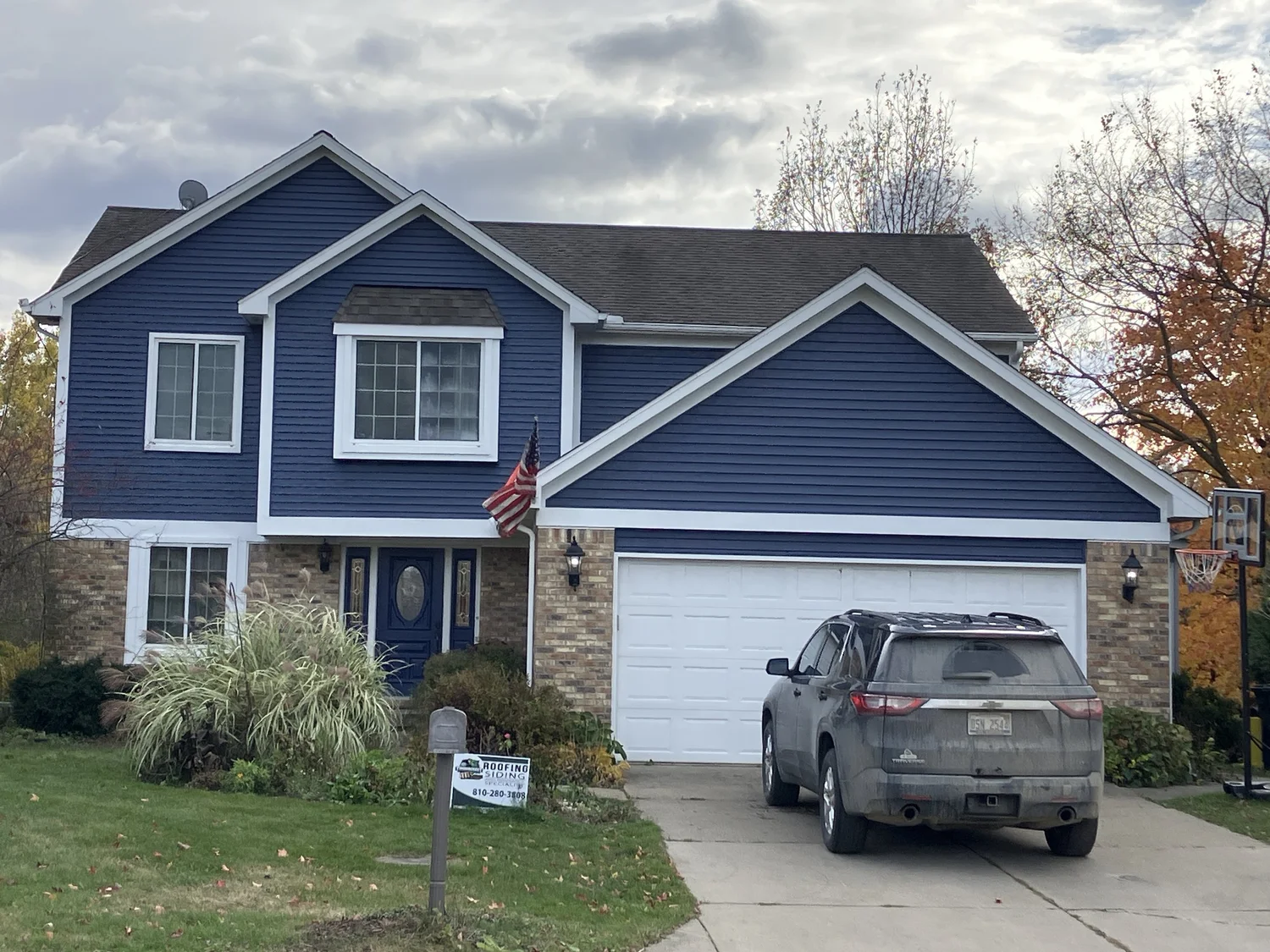 Timbercrest siding installation on a Michigan home
