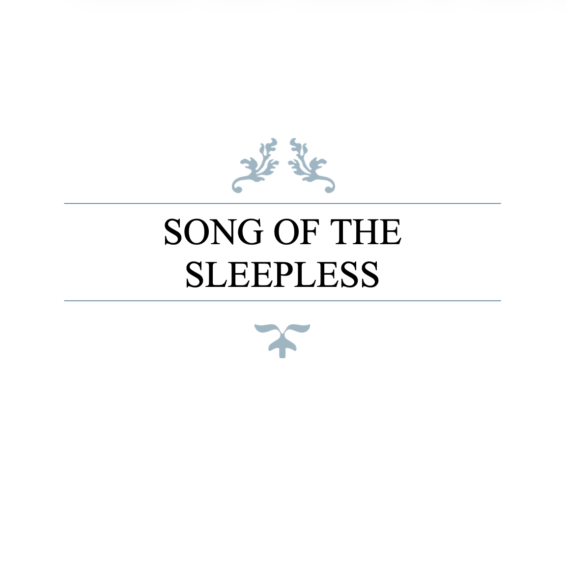 Song of The Sleepless