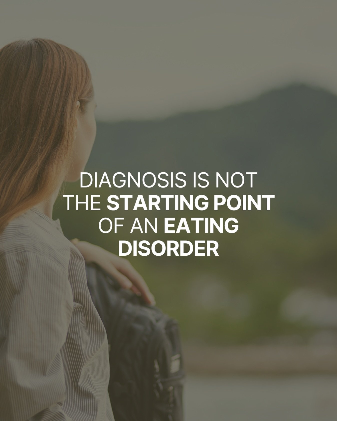 Eating disorders don&rsquo;t suddenly appear when they&rsquo;re named.

They develop along a spectrum, often beginning with subtle, socially reinforced patterns that get normalised or minimised over time.

Eating disorders are not rare. They are just