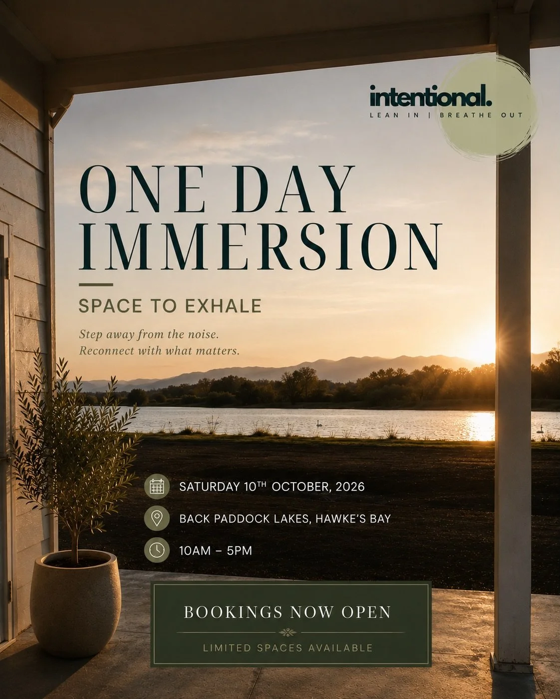 ⭐️ REGISTRATIONS NOW OPEN ⭐️

After months of conversations, ideas, planning and refining, spaces for INTENTIONAL - The Immersion are now open for booking. 

After the success of our INTENTIONAL 8-week course, we&rsquo;ve taken the parts that seemed 