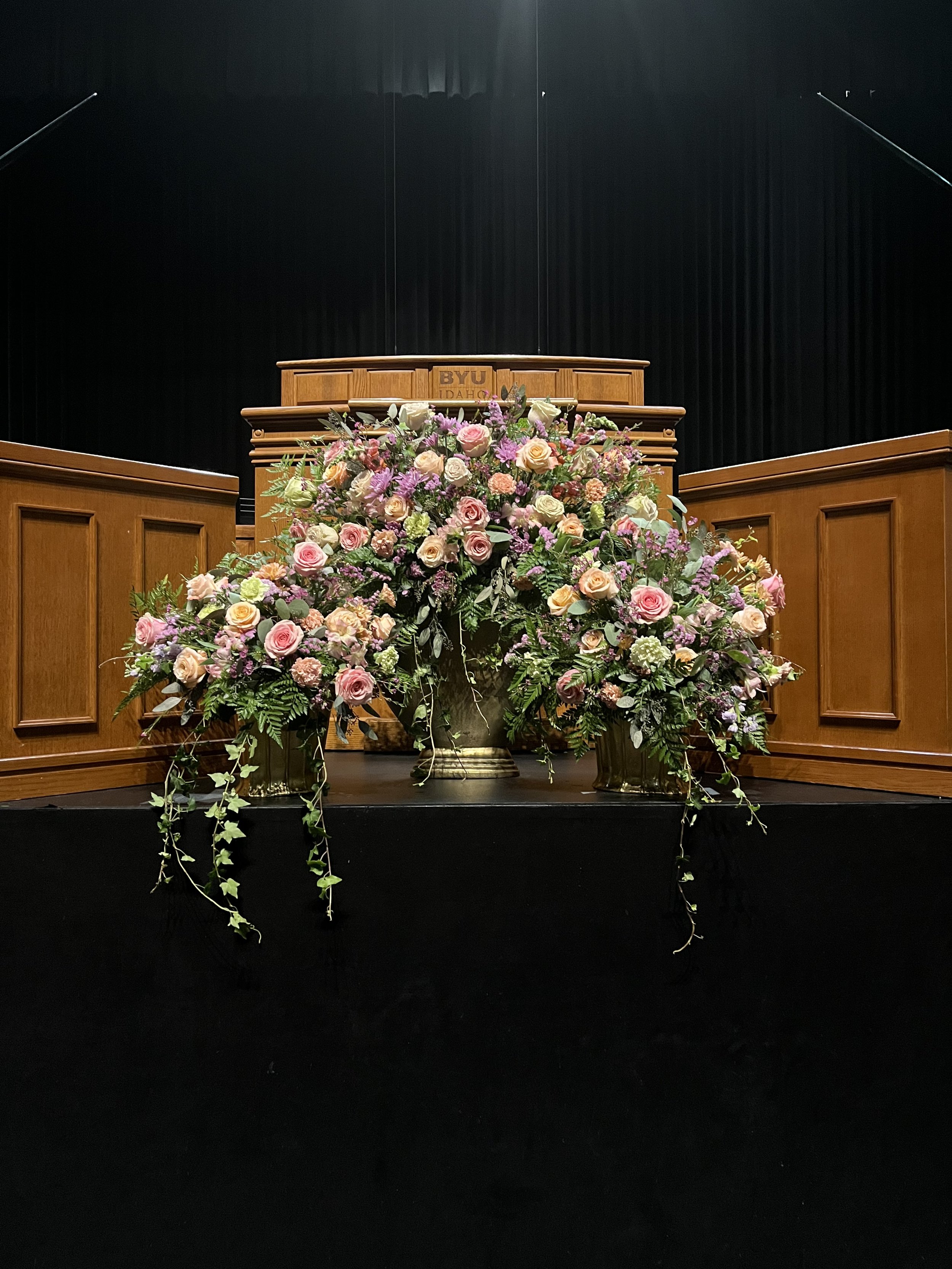 BYU Idaho Devotional Flowers