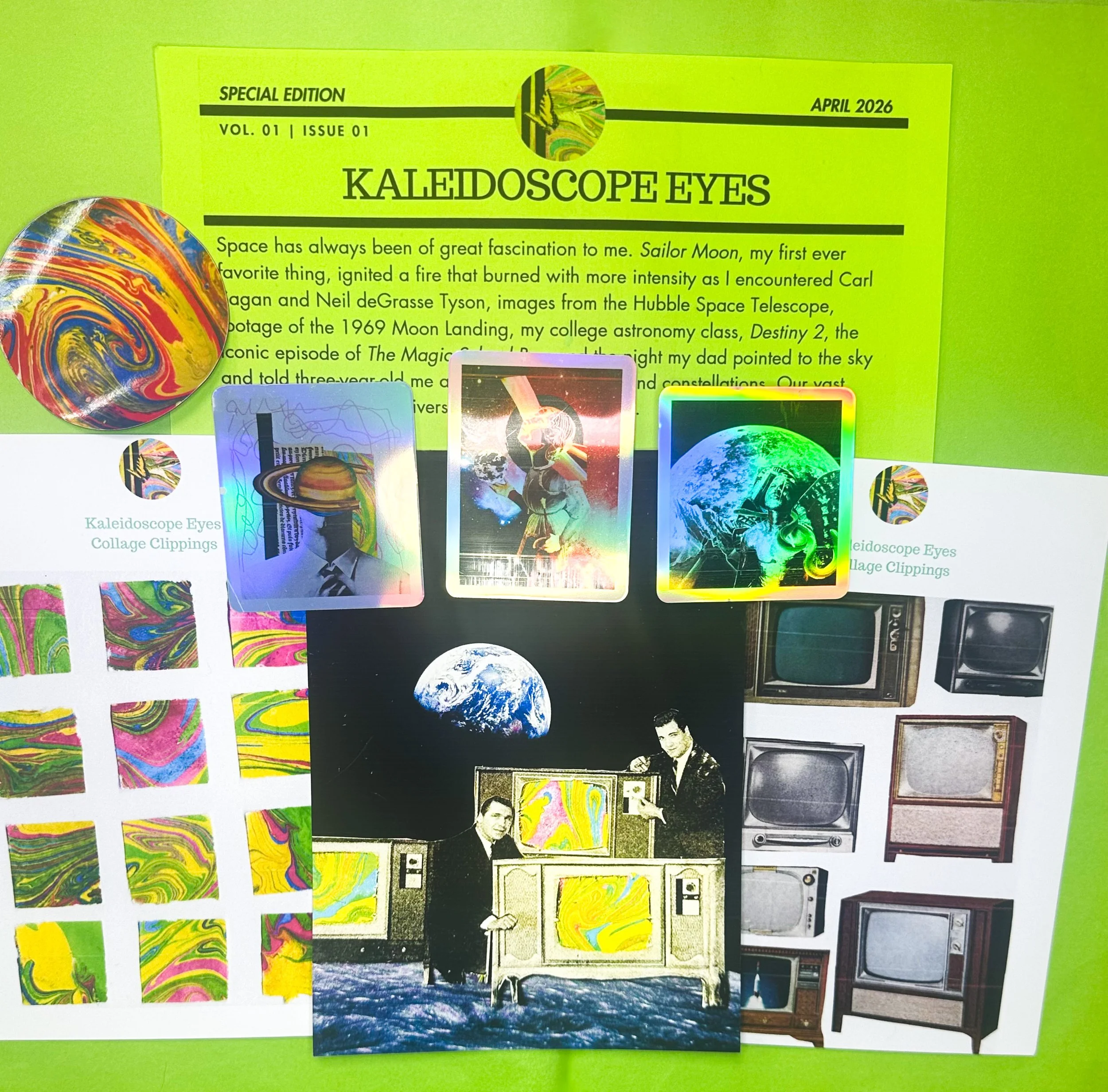 Kaleidoscope Eyes Snail Mail Art Club (Monthly Subscription)