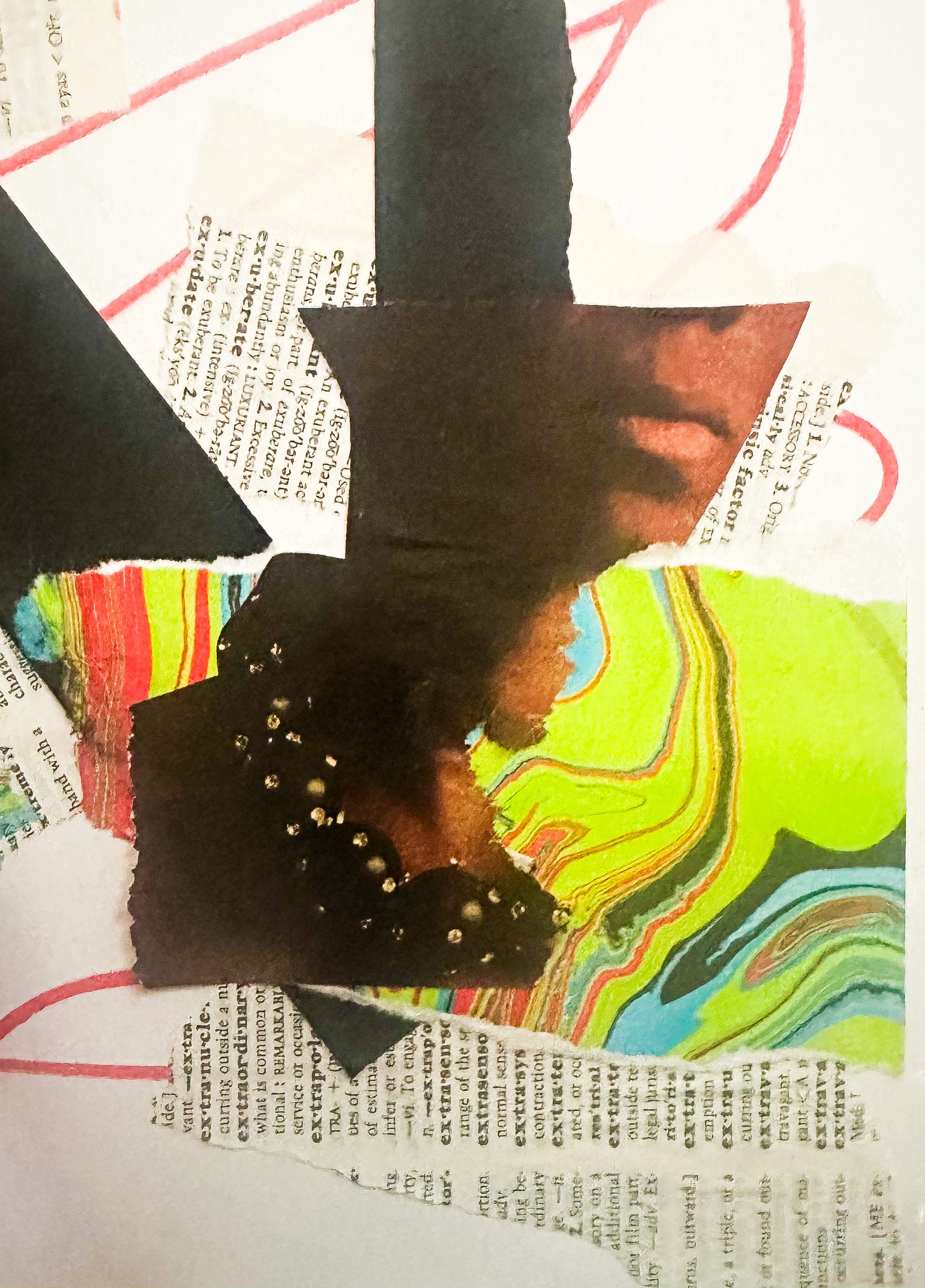 "Eternal Grace" Analog Collage Art Print