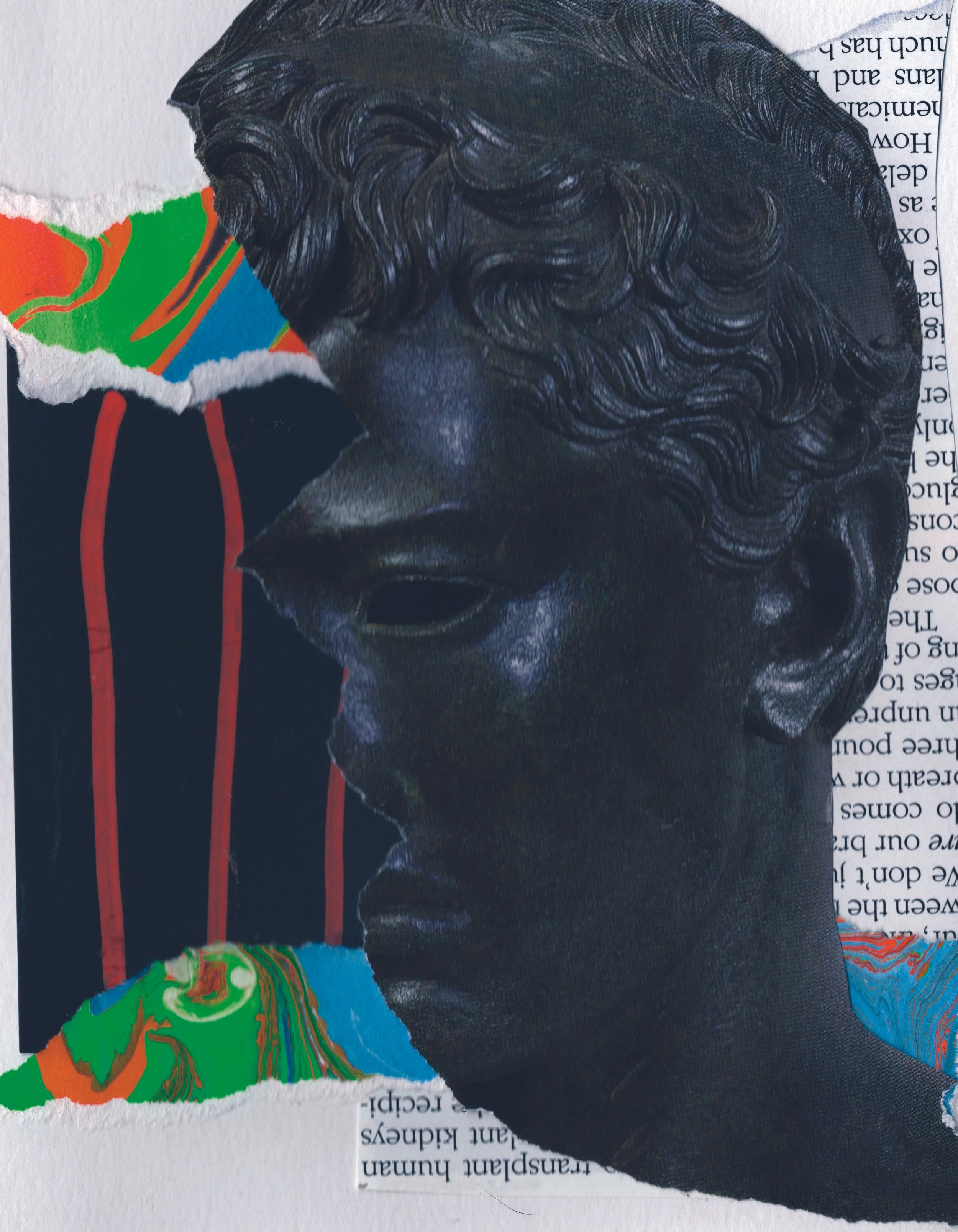 "Prisoner of the Mind" Analog Collage Art Print