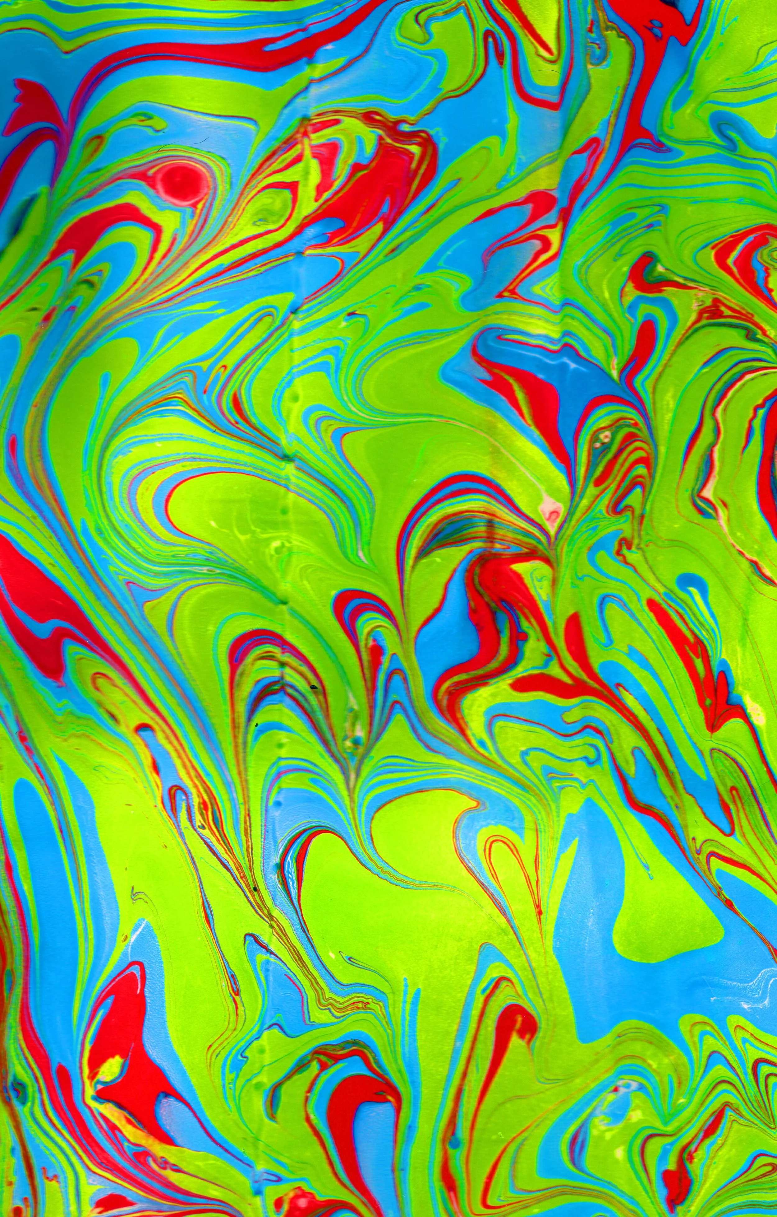 “Bright No. 4” Marbled Art Print