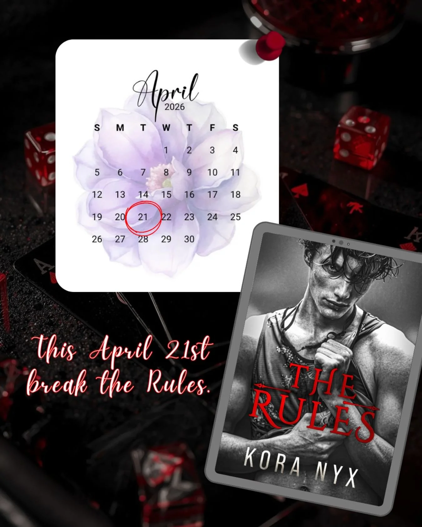Mark your calendars 😈
The Rules is coming April 21st&hellip; and let&rsquo;s just say this one does not play nice.

Forbidden tension, bad decisions, and chemistry that was never supposed to happen.
Pre-order now and get ready to break the rules wit