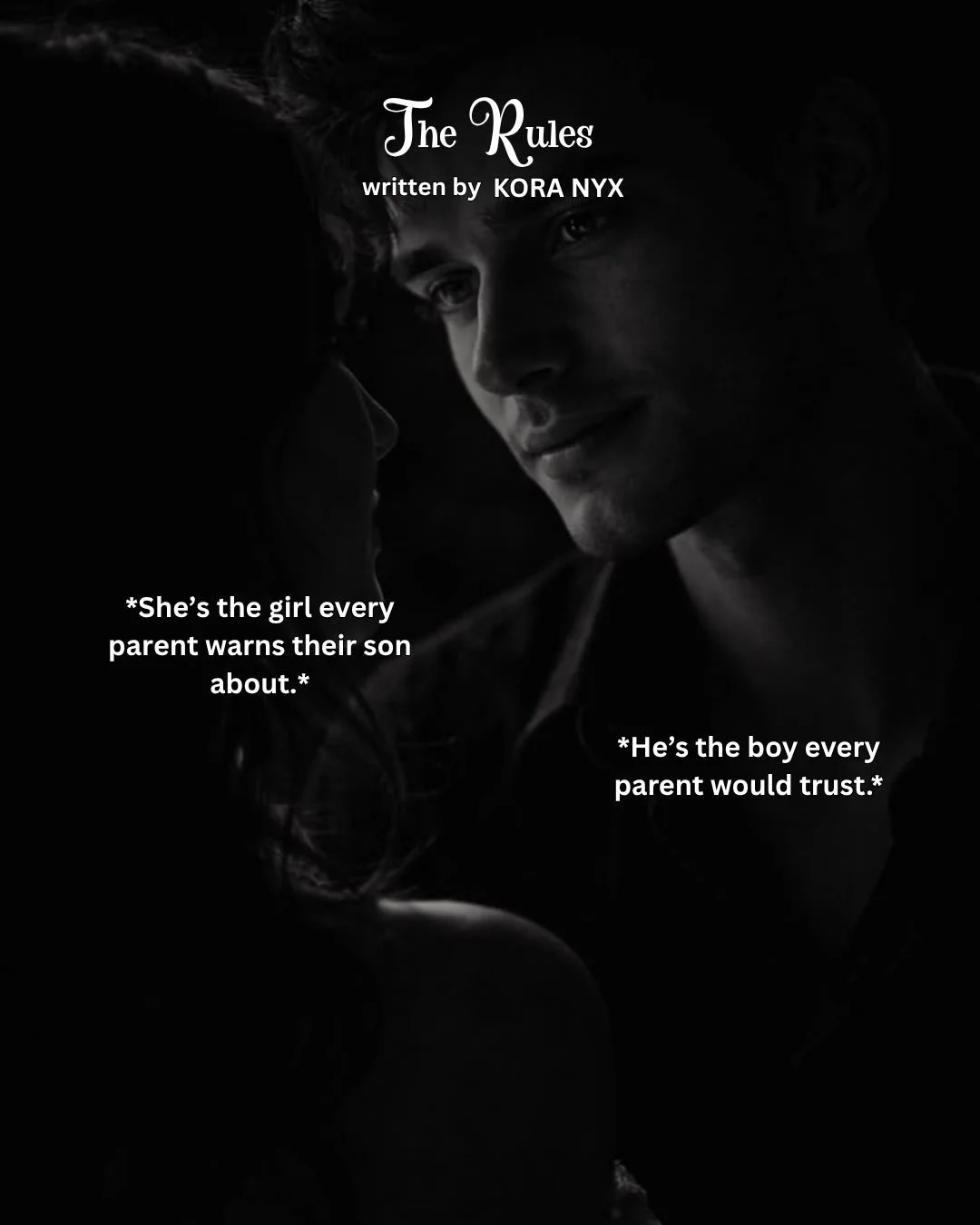 she&rsquo;s the warning.
he&rsquo;s the one nobody would ever suspect. 🖤

and that&rsquo;s exactly what makes The Rules so dangerous.

#TheRules #KoraNyx #DarkRomance #ForbiddenRomance #Bookstagram RomanceReaders