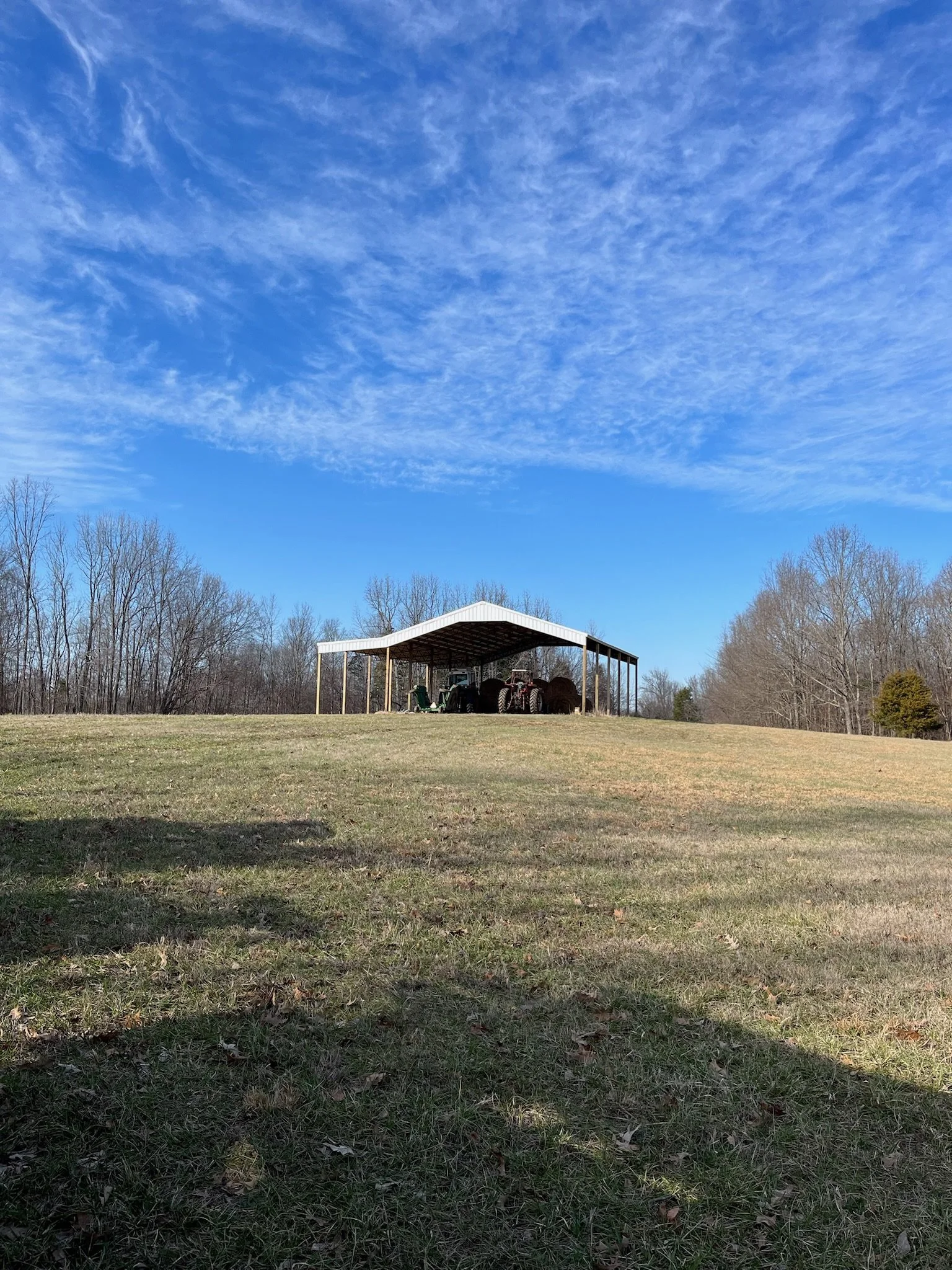 Custom 40x60 Post-Frame Building with 15x60 Lean-To in Trenton, TN