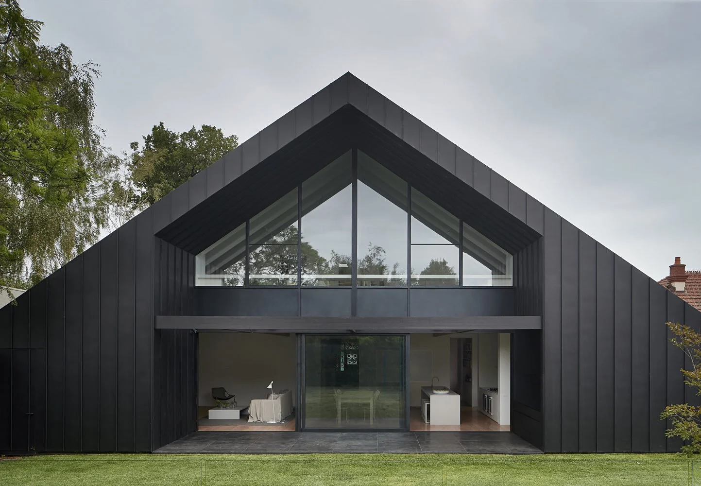 Contemporary Black Modern House