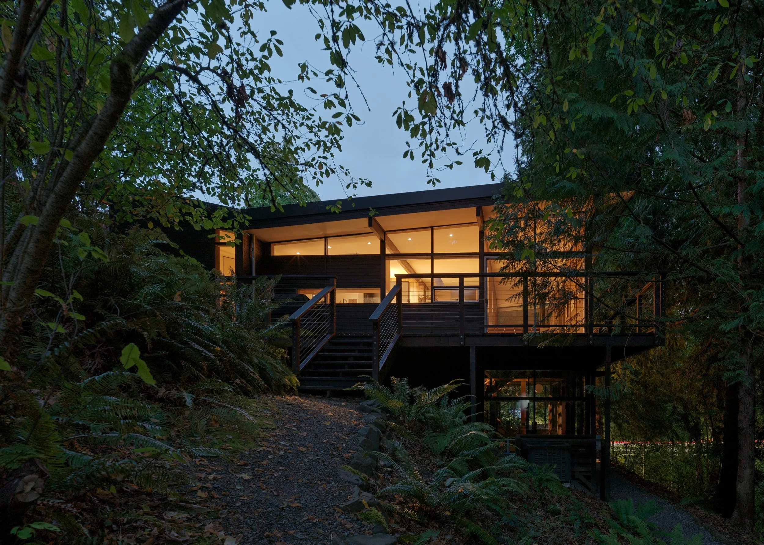 mid-century modern house