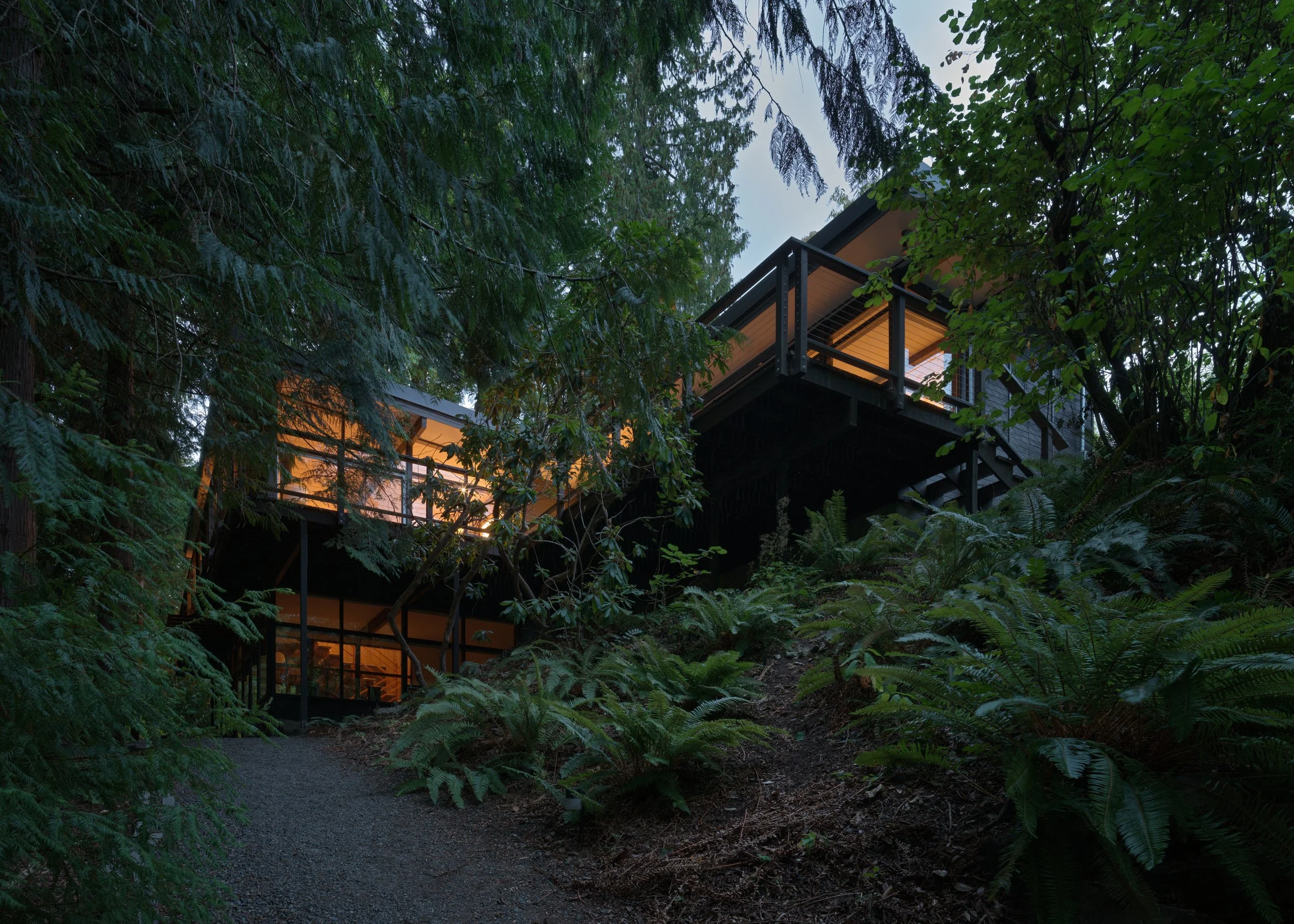 mid-century modern house