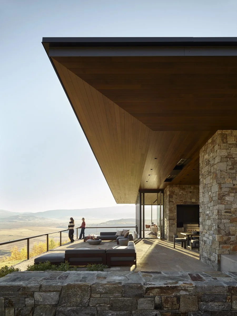 modern house with a view