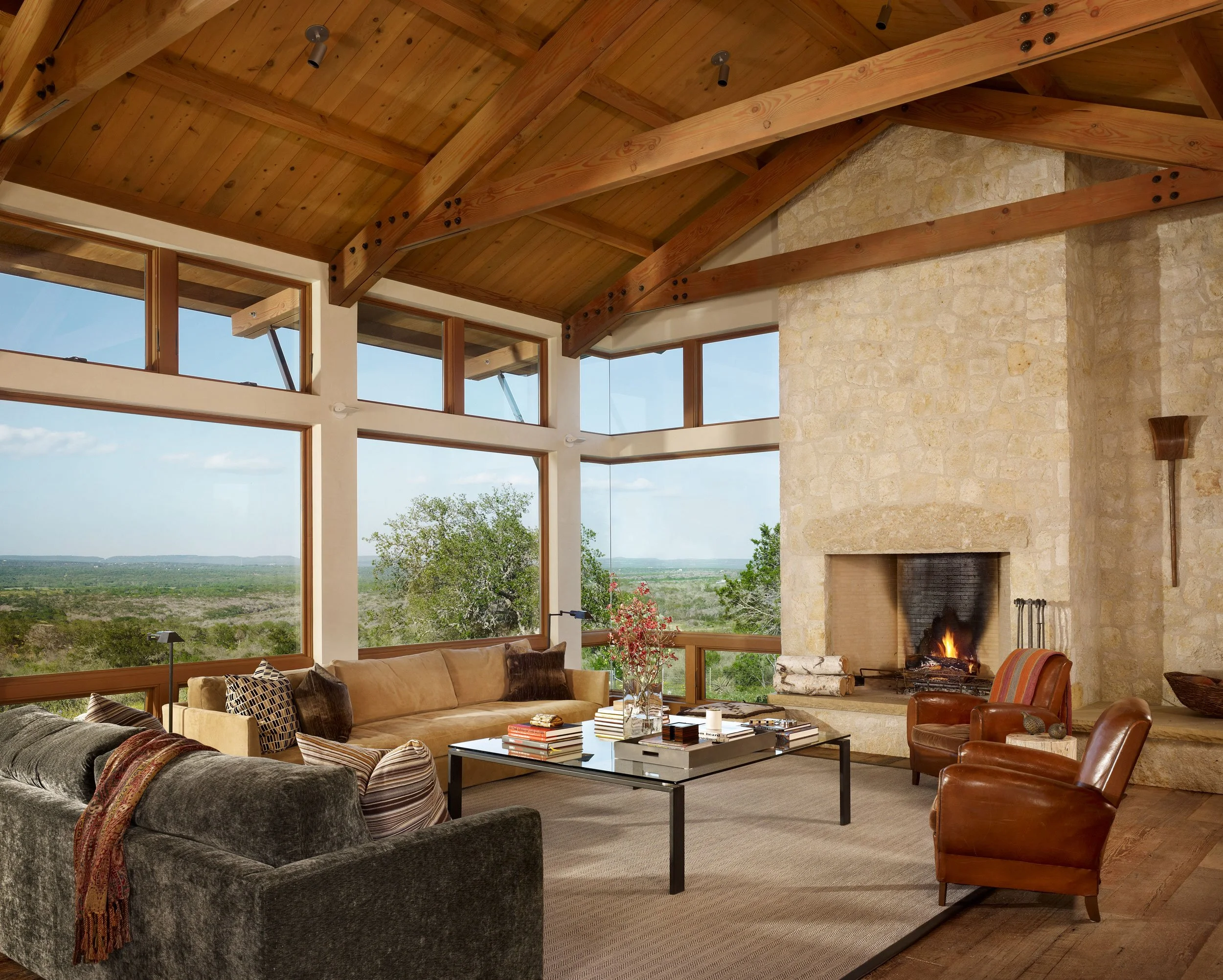 Modern Ranch Living Anchored by the Landscape