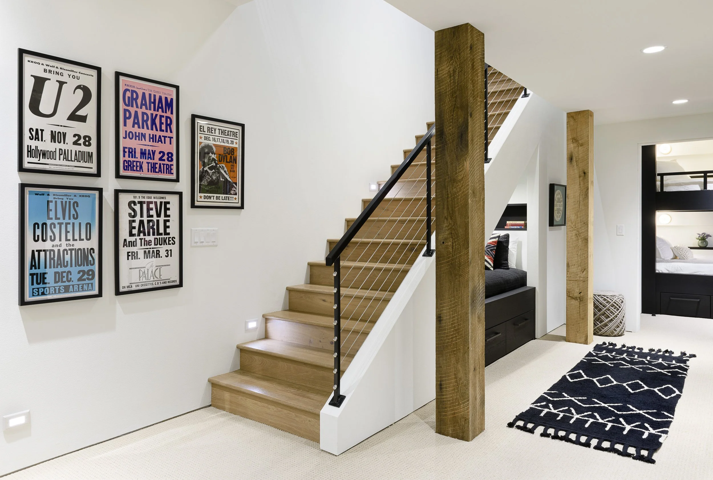 Stairwell with Art Wall