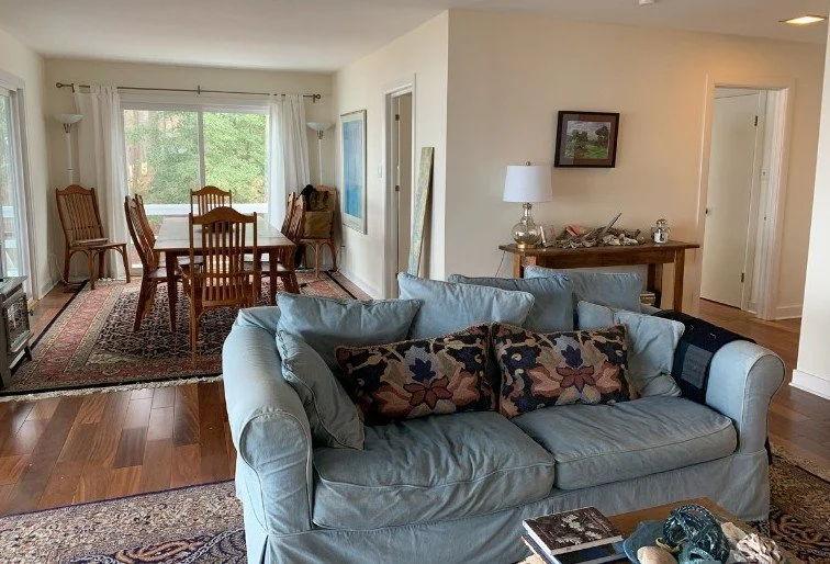 living area before photo