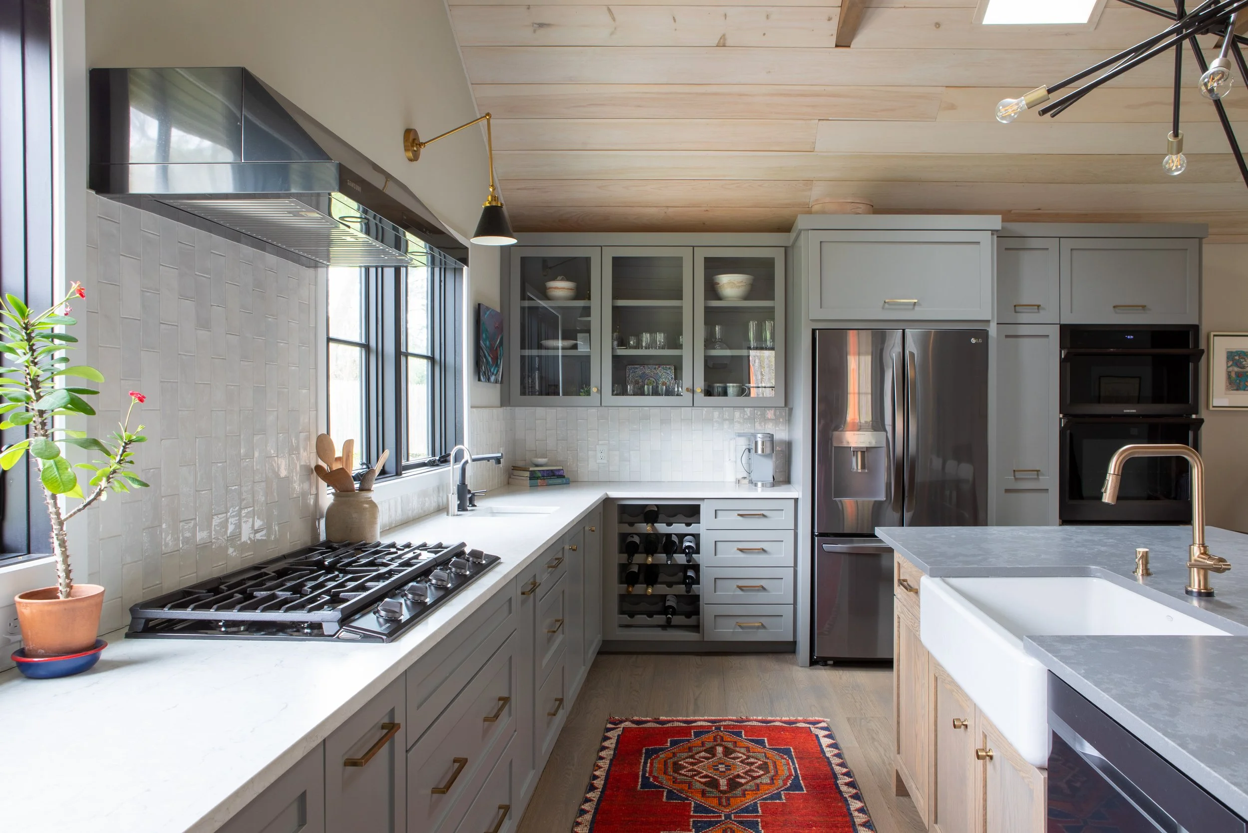 gray kitchen