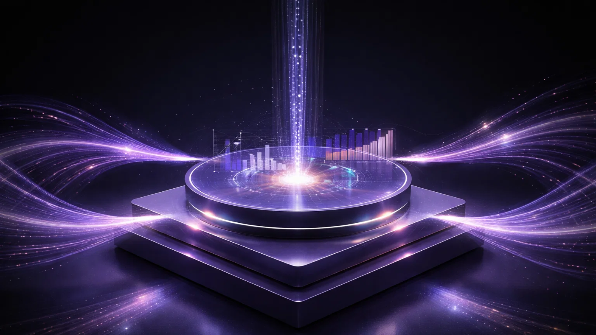 Futuristic image representing brs Analytics & Business Intelligence Service