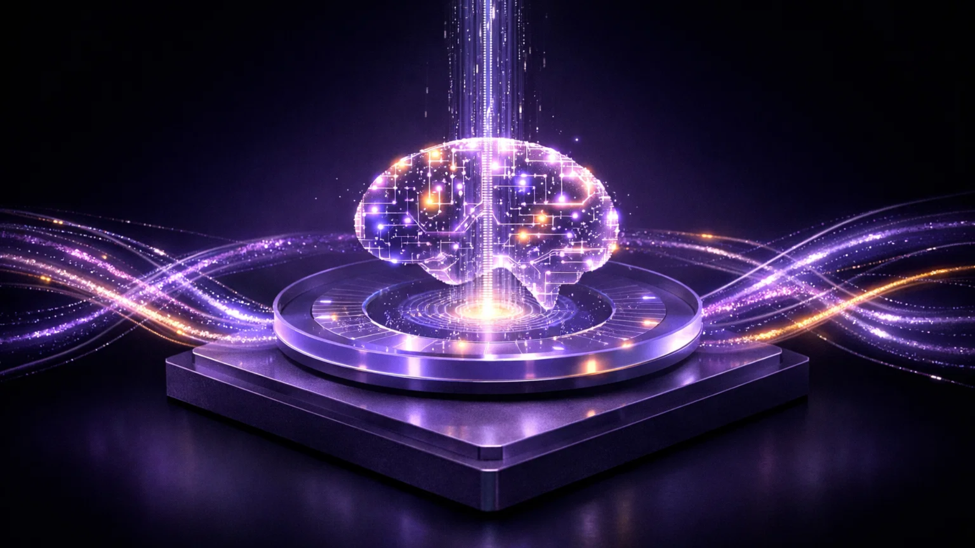 Futuristic image representing brs AI, Advanced Analytics & Automation Service