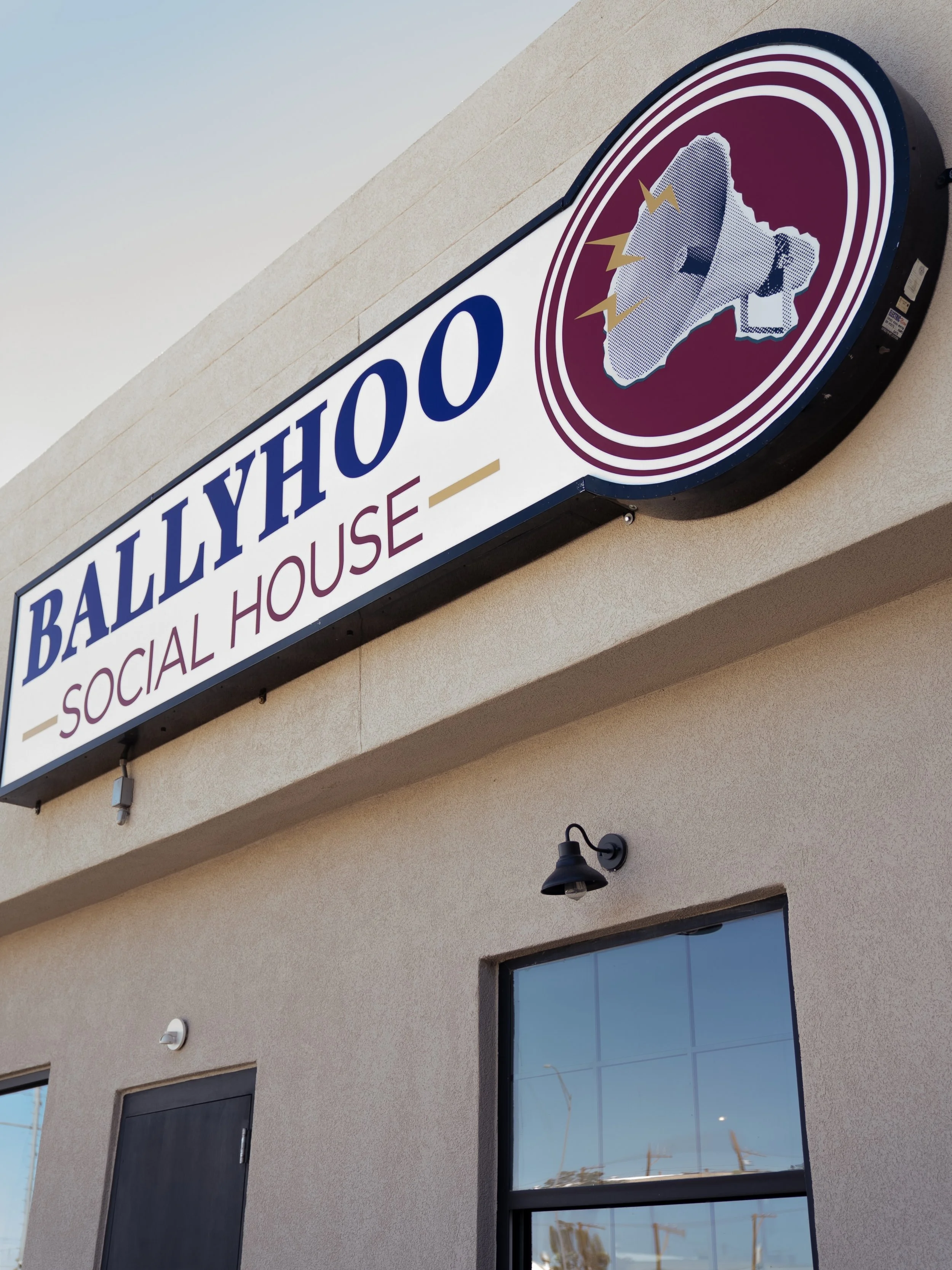You&rsquo;ve seen the sign. Now come make a little commotion.

Welcome to Ballyhoo Social House &mdash; a neighborhood bar in Five Points built for cocktails, darts, big games, late nights, and the kind of conversations that accidentally turn into on