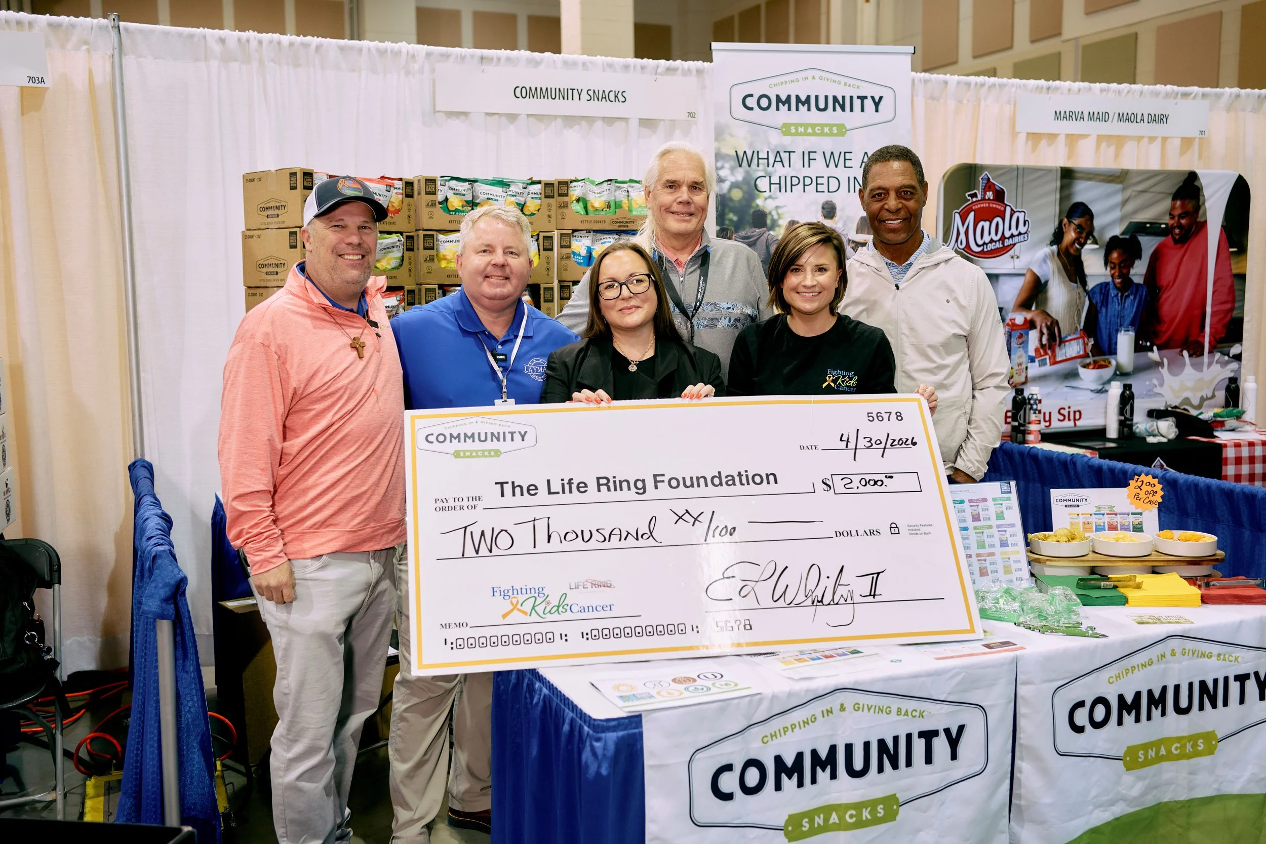 More Than a Snack: Community Snacks and Layman Distributing Partner with Life Ring Foundation to Fight Kids Cancer