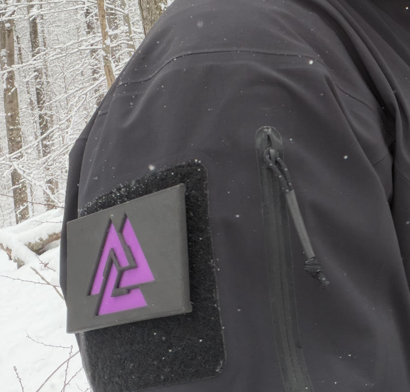 VALKNUT: ONYX COMPOSITE/GLOW INLAY/MACHINED FINISH